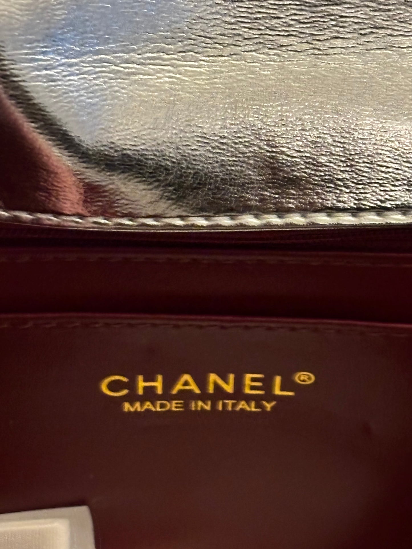 Chanel Silver Clutch/Crossbody 2467