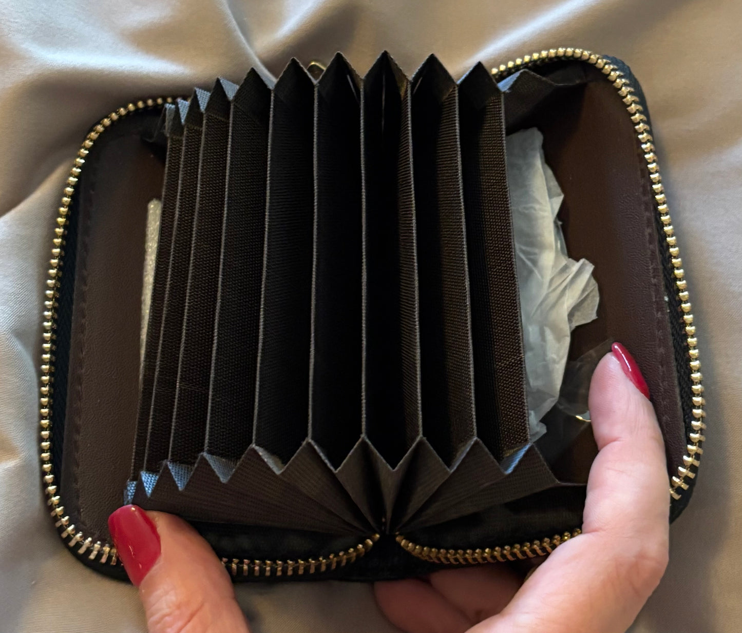 LV Card Holder Zippered Wallet