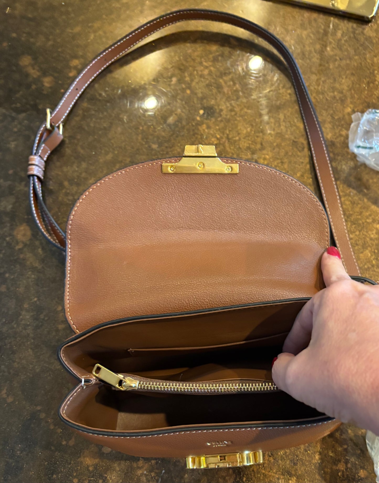 Celine Brown Crossbody bag