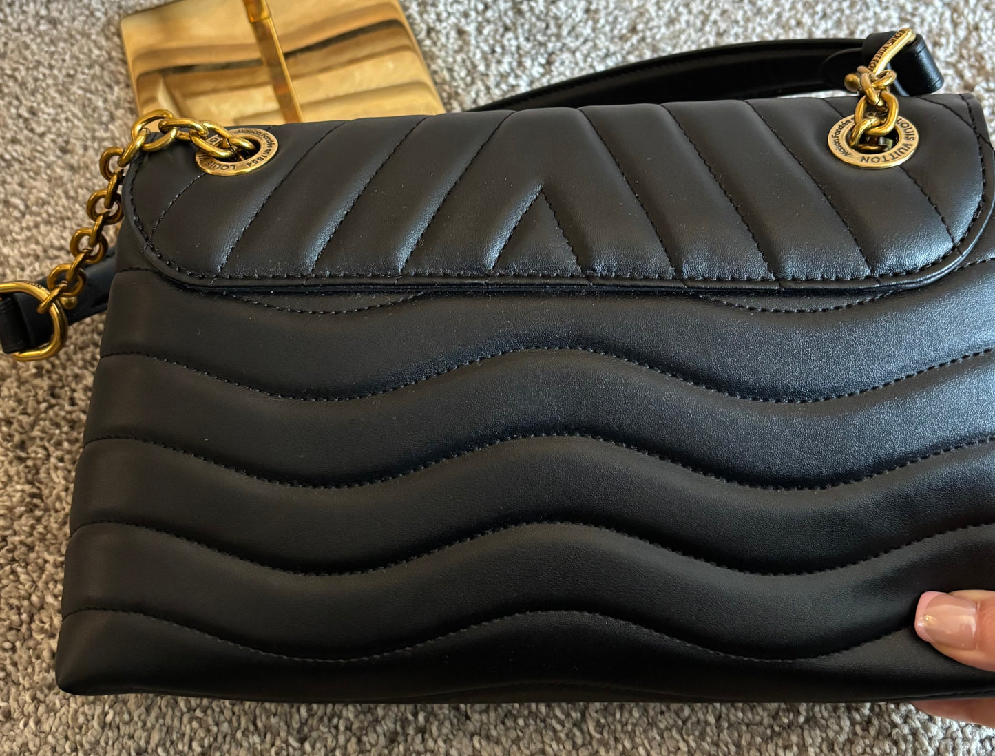 LV New Wave Chain Bag Black 2586