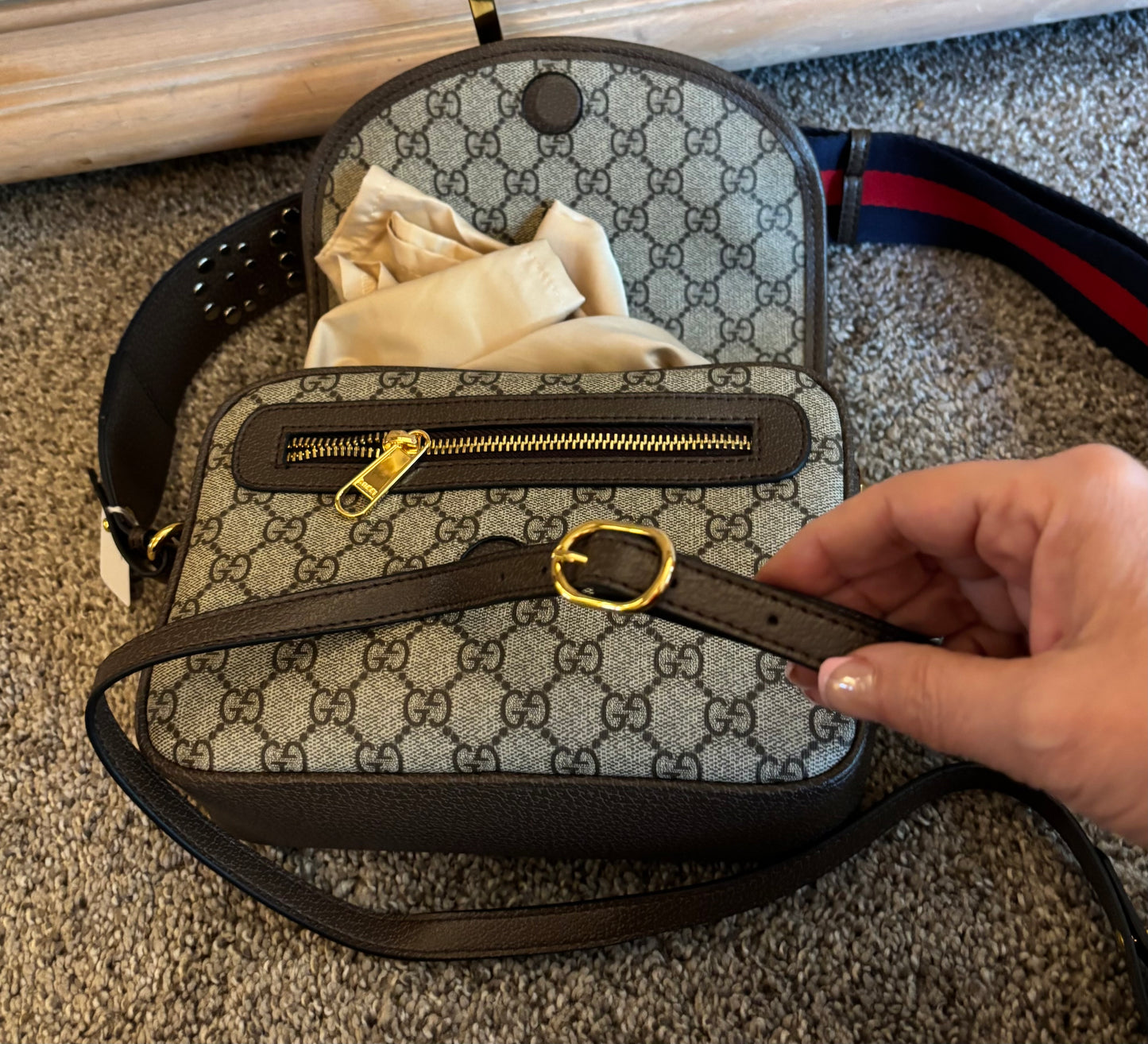 Gucci Ophidia Shoulder Bag 2 Straps 2595