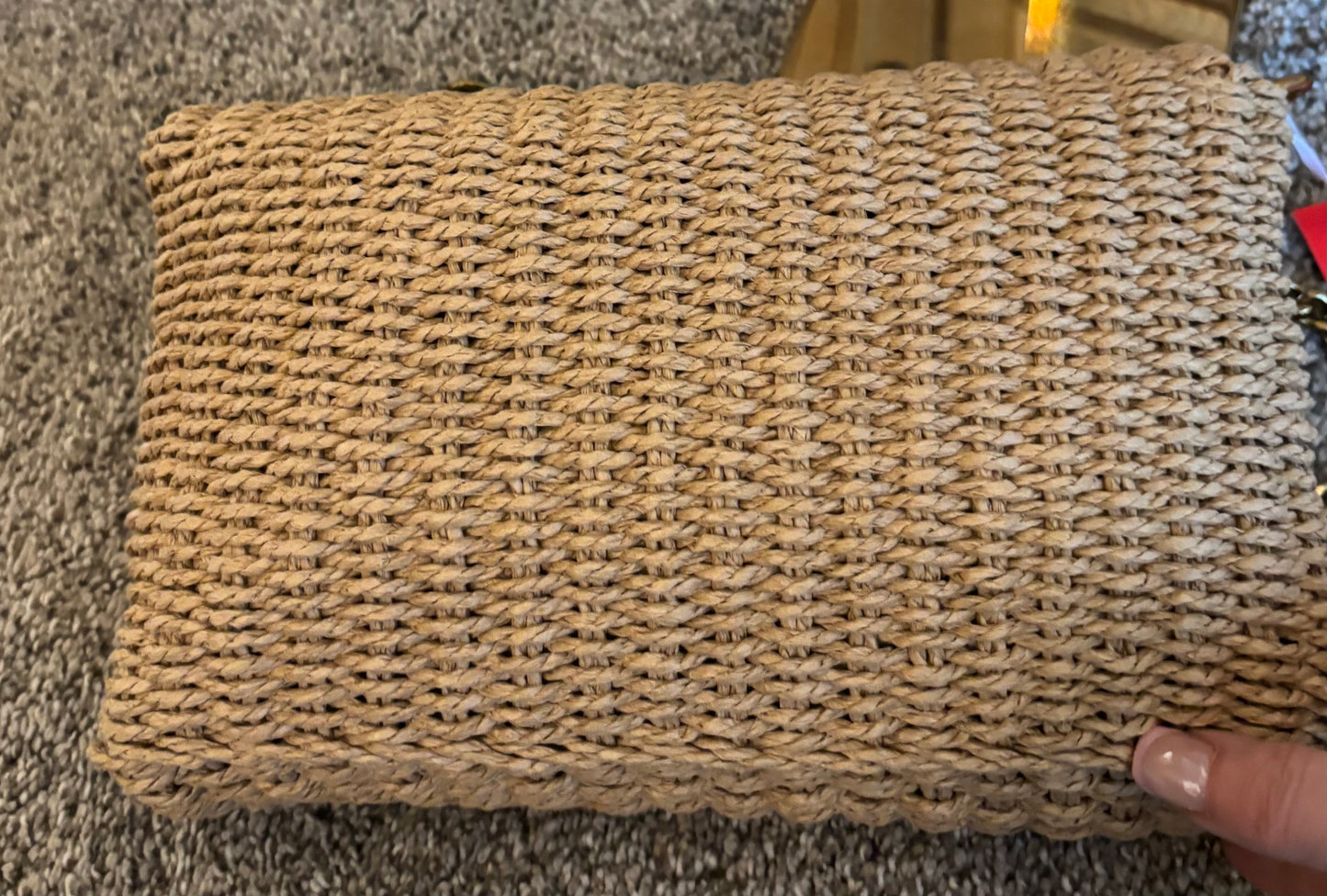 YSL Rattan Clutch/Crossbody 2597