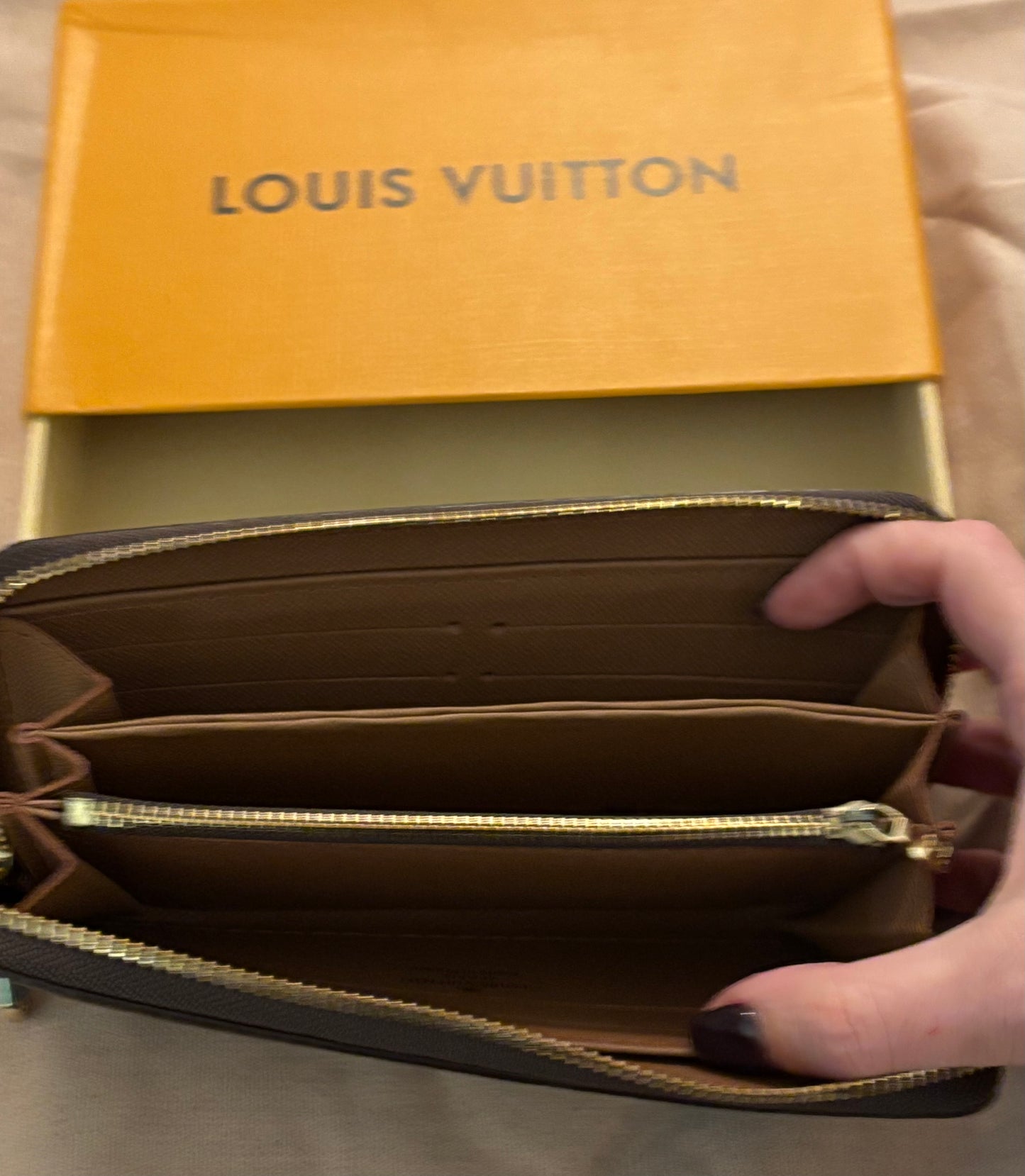 LV Mono Large Zippered Wallet