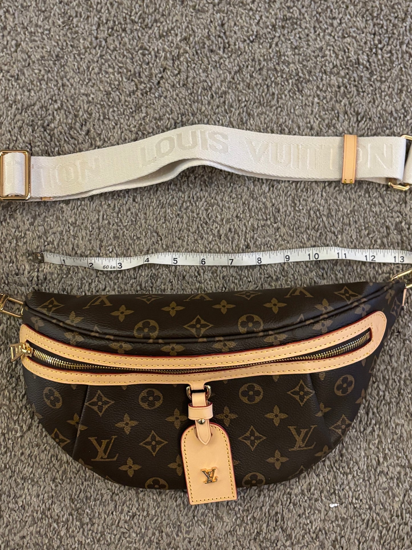 LV Brown Mono bum bag 2438