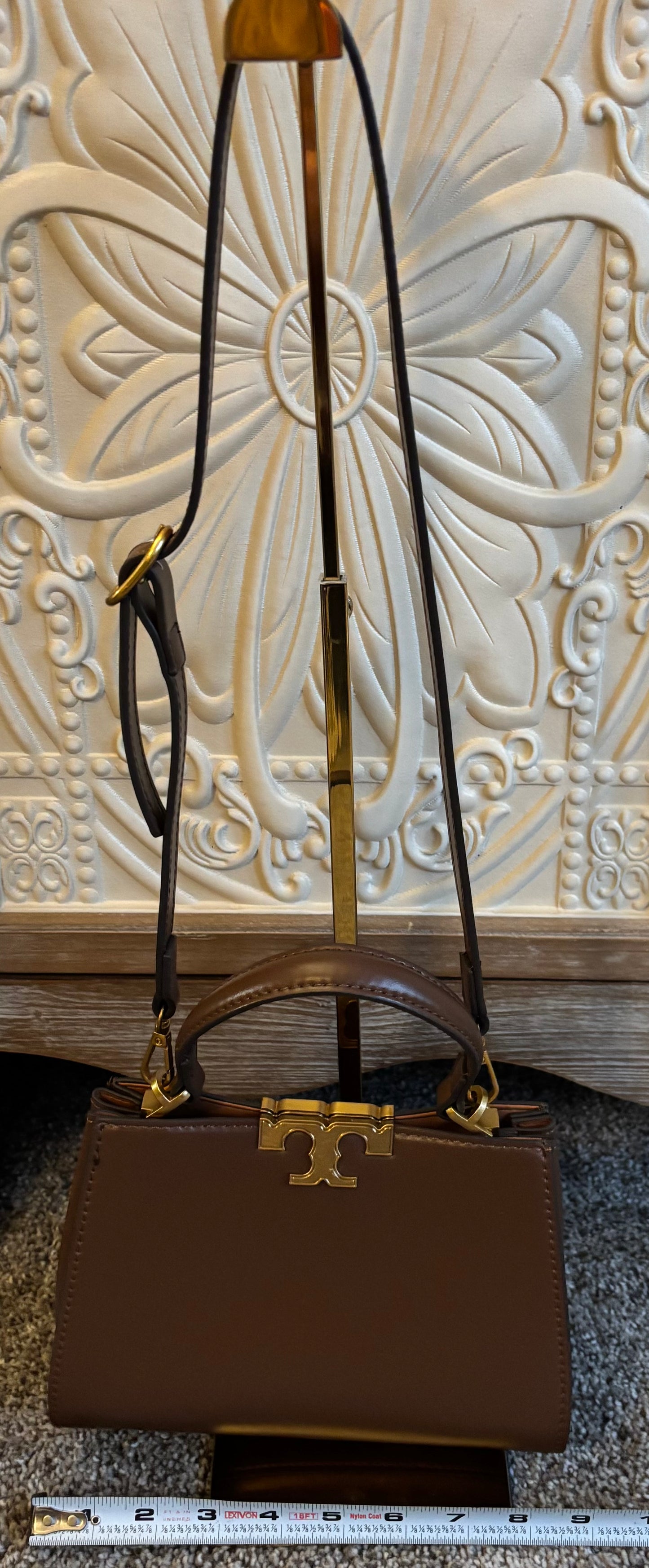 Tory Burch Brown Crossbody Gold Hardware 2327