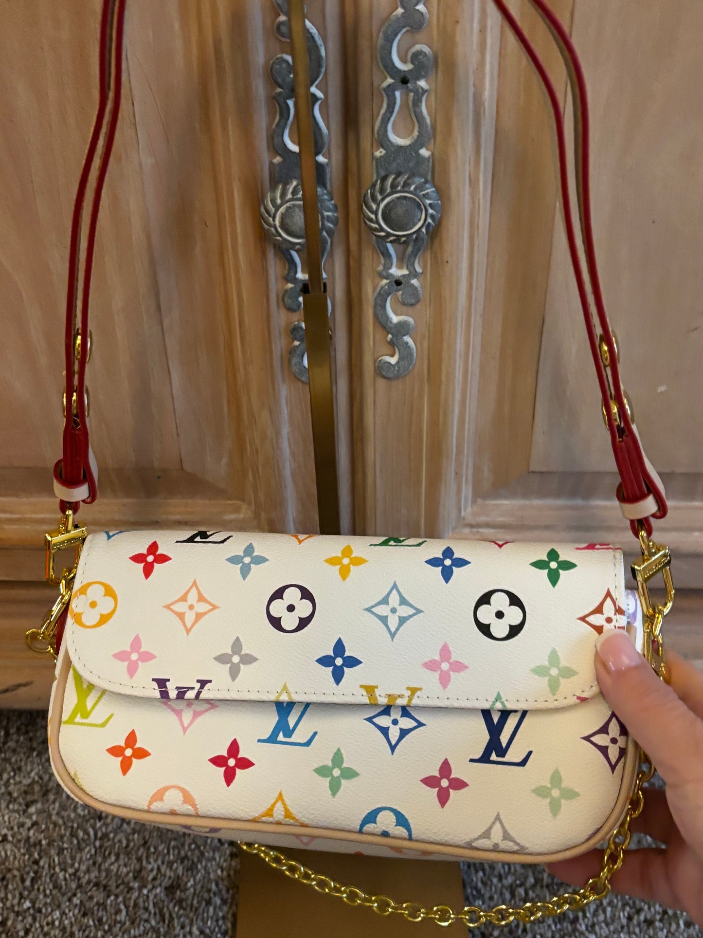 LV Multicolor Mono Shoulder/Crossbody 2407