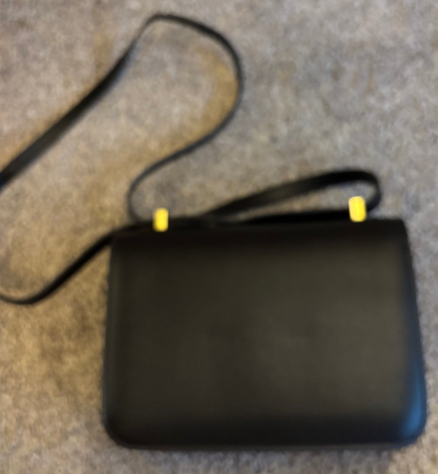 Hermes H Black Crossbody Gold Hardware 2405