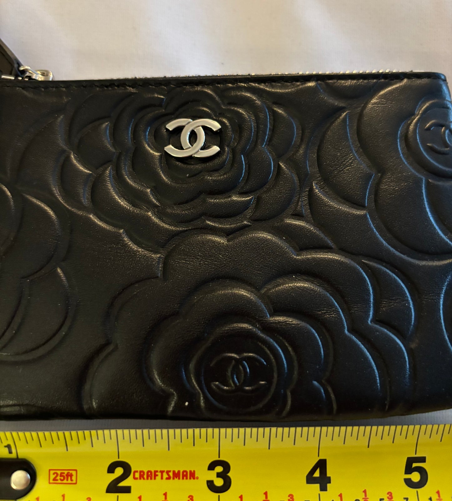 Chanel Black Large Key pouch Silver Hardware 2412