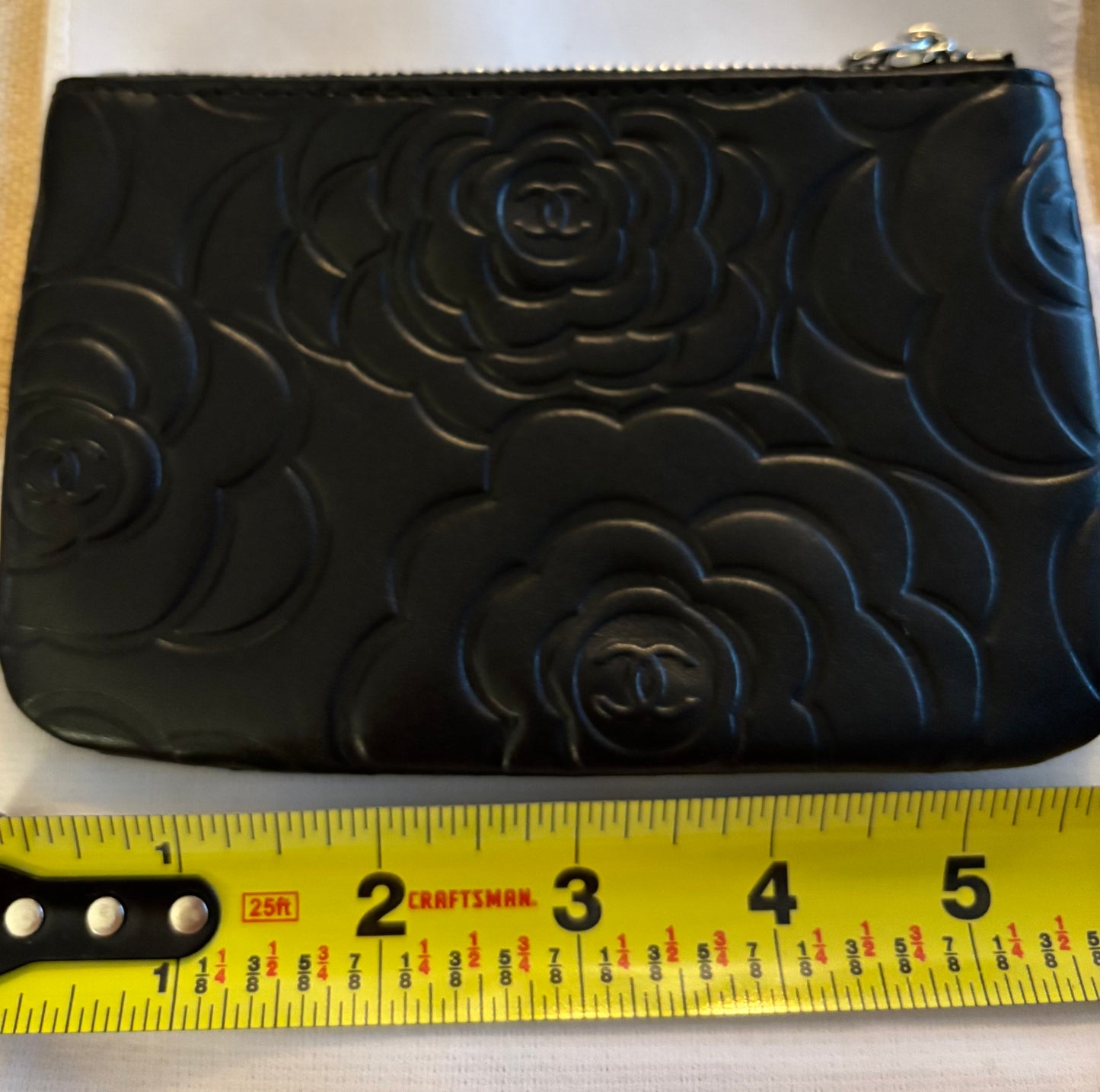 Chanel Black Large Key pouch Silver Hardware 2412