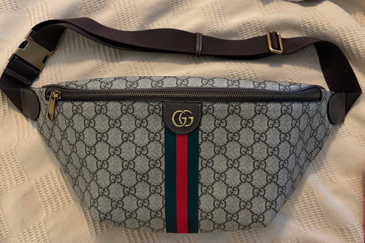 Gucci GG Mono Stripe Bum Bag 2414