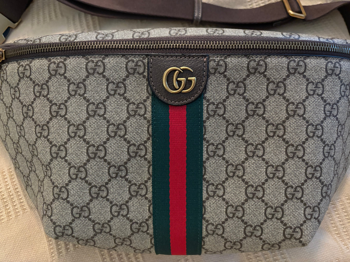 Gucci GG Mono Stripe Bum Bag 2414