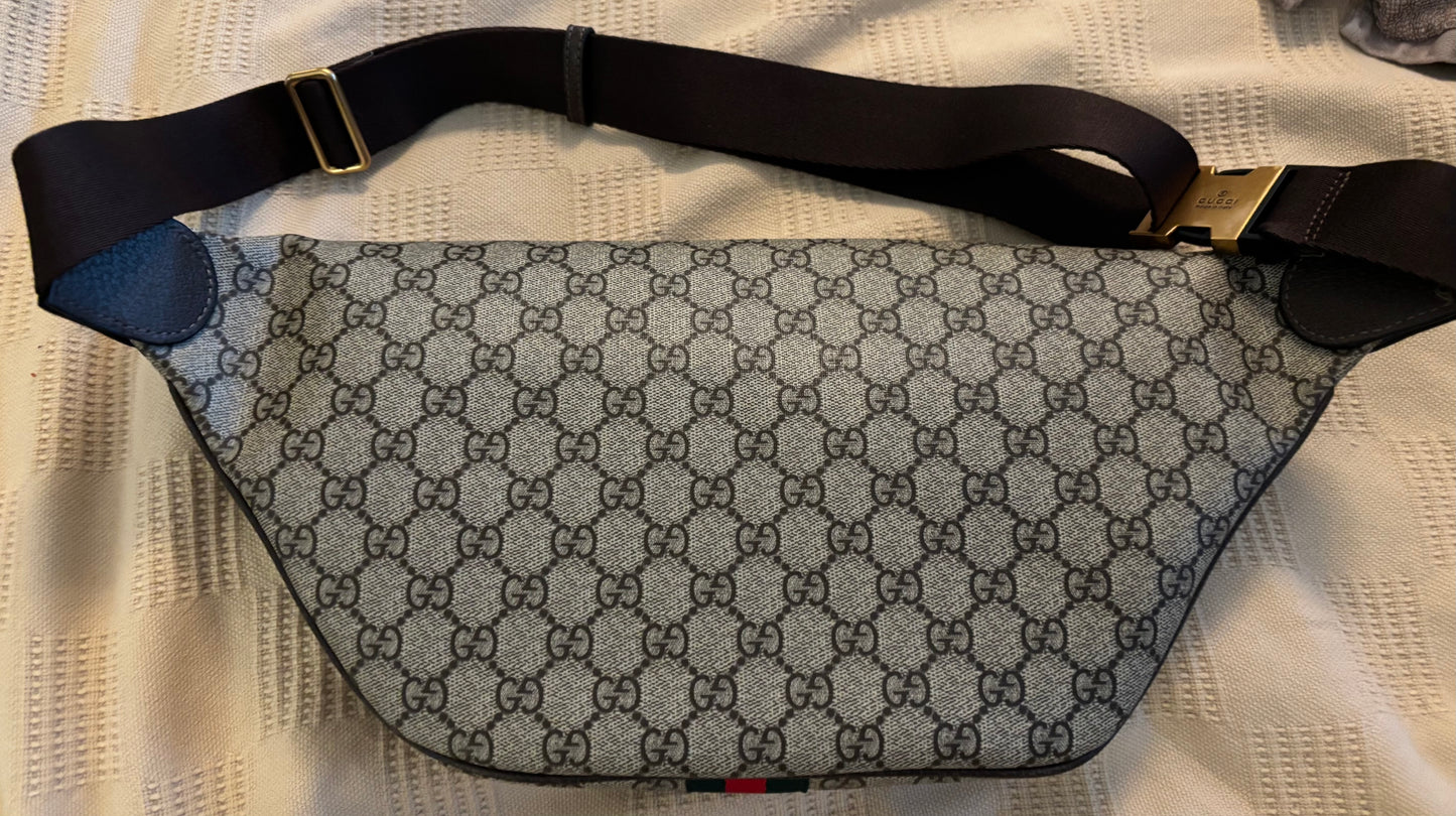Gucci GG Mono Stripe Bum Bag 2414