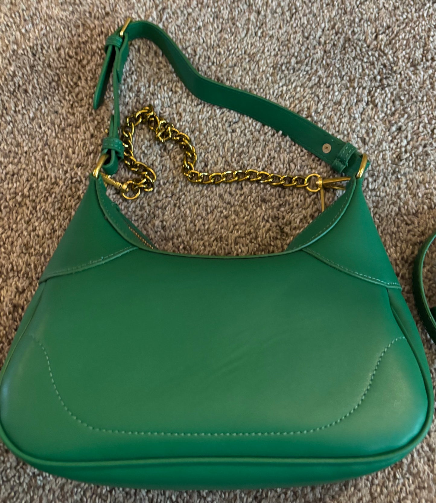 Gucci Green Leather Shoulder/Crossbody 2419