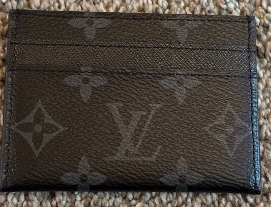 LV Black Mono Cardholder 2424