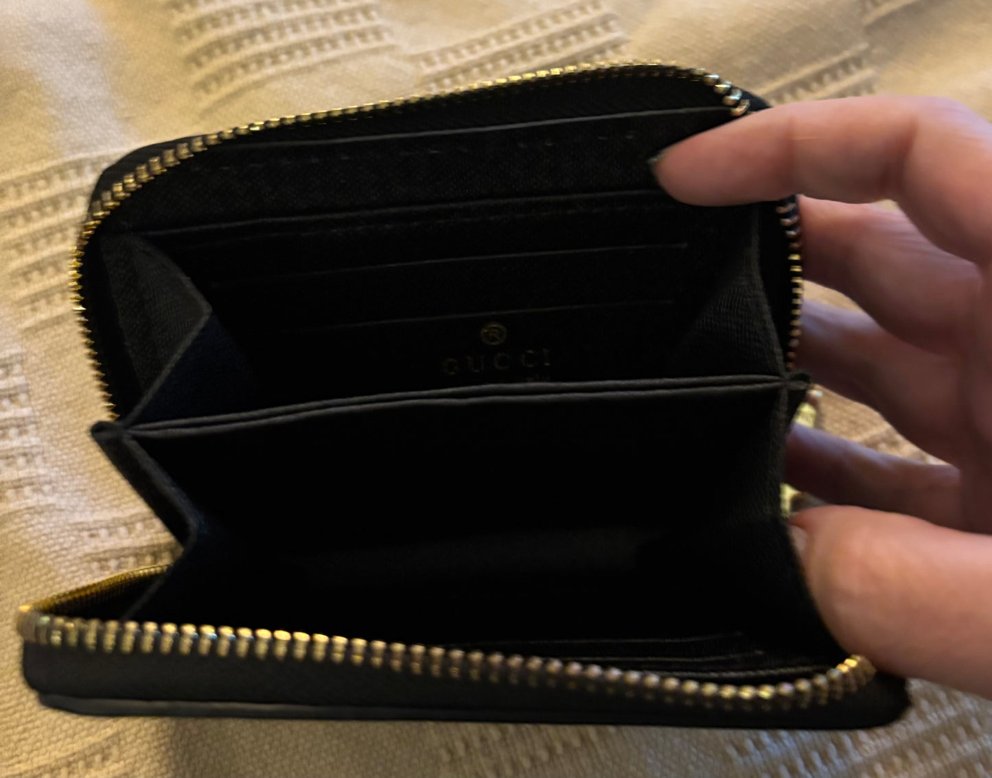 Gucci Black Mono Wallet 2425