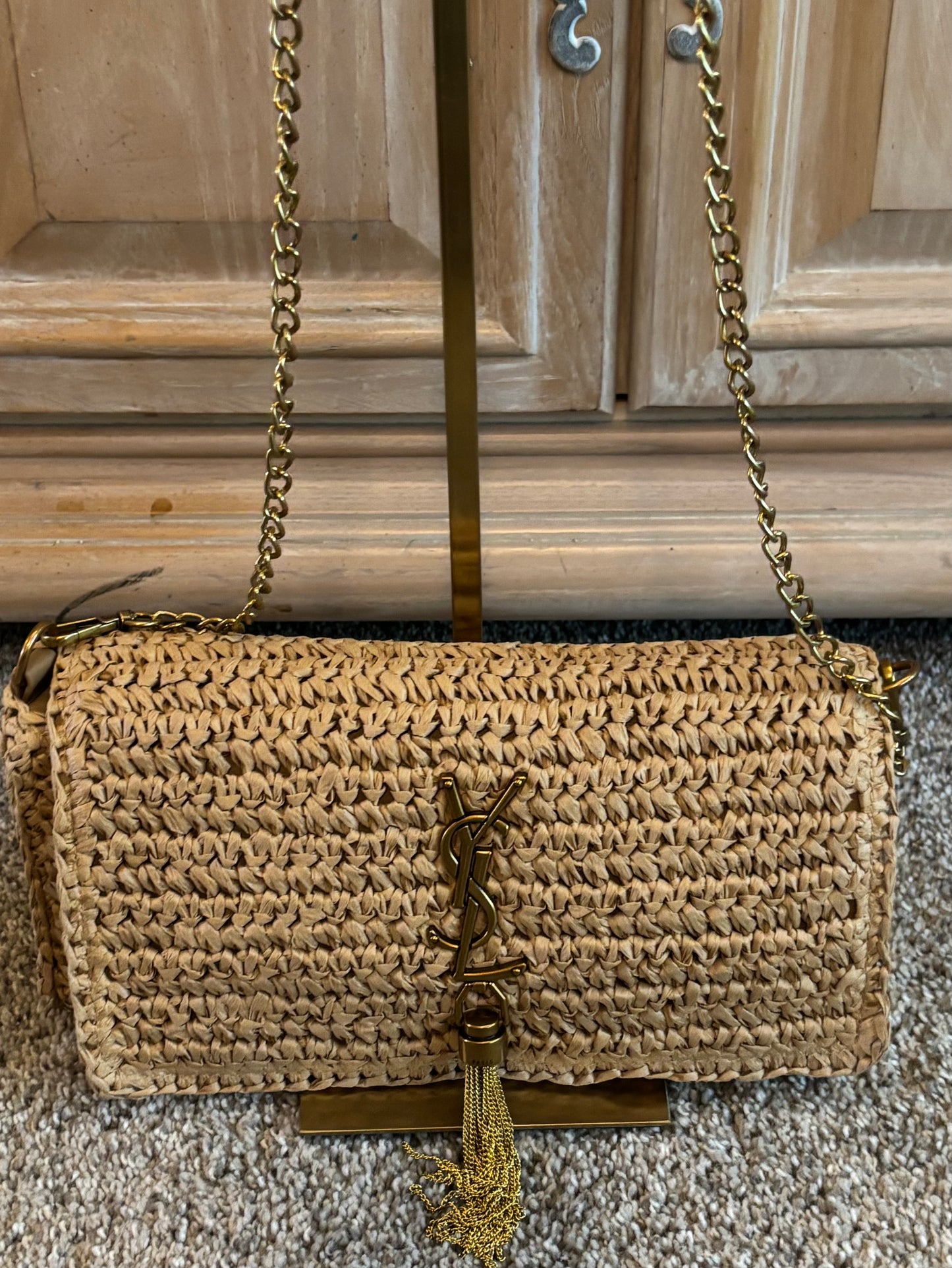 YSL Rattan Clutch/Crossbody 2429