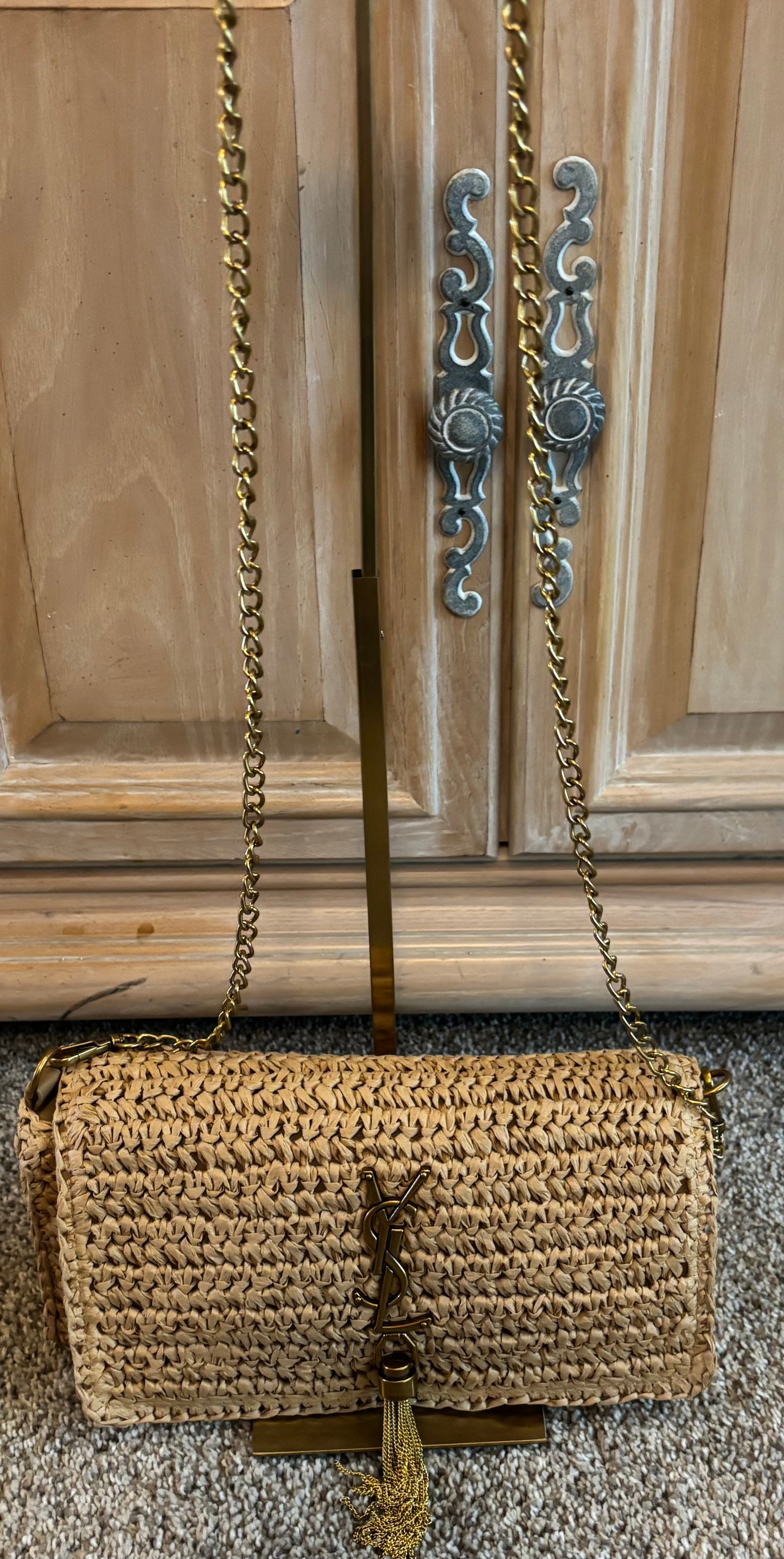 YSL Rattan Clutch/Crossbody 2429