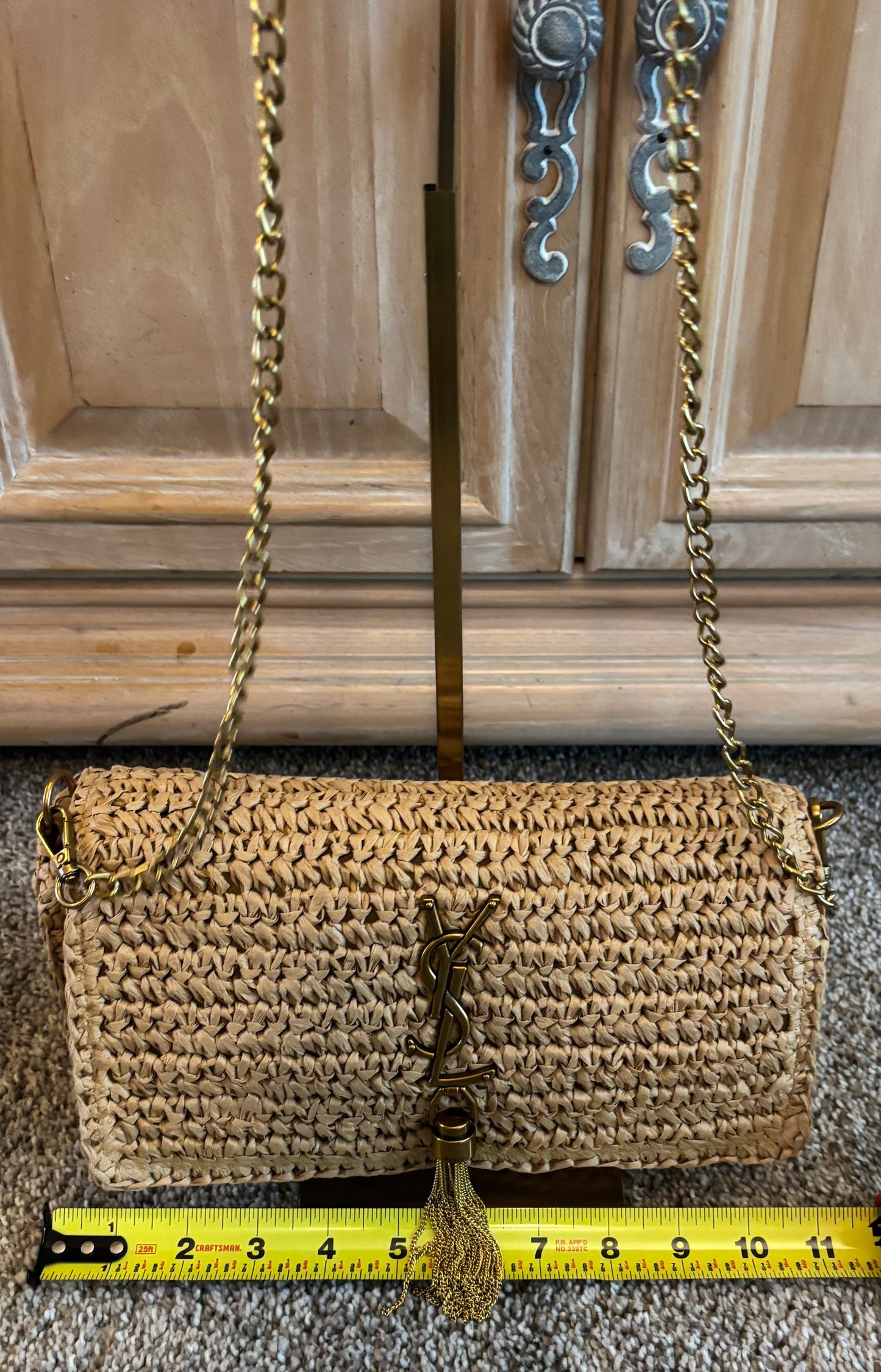 YSL Rattan Clutch/Crossbody 2429