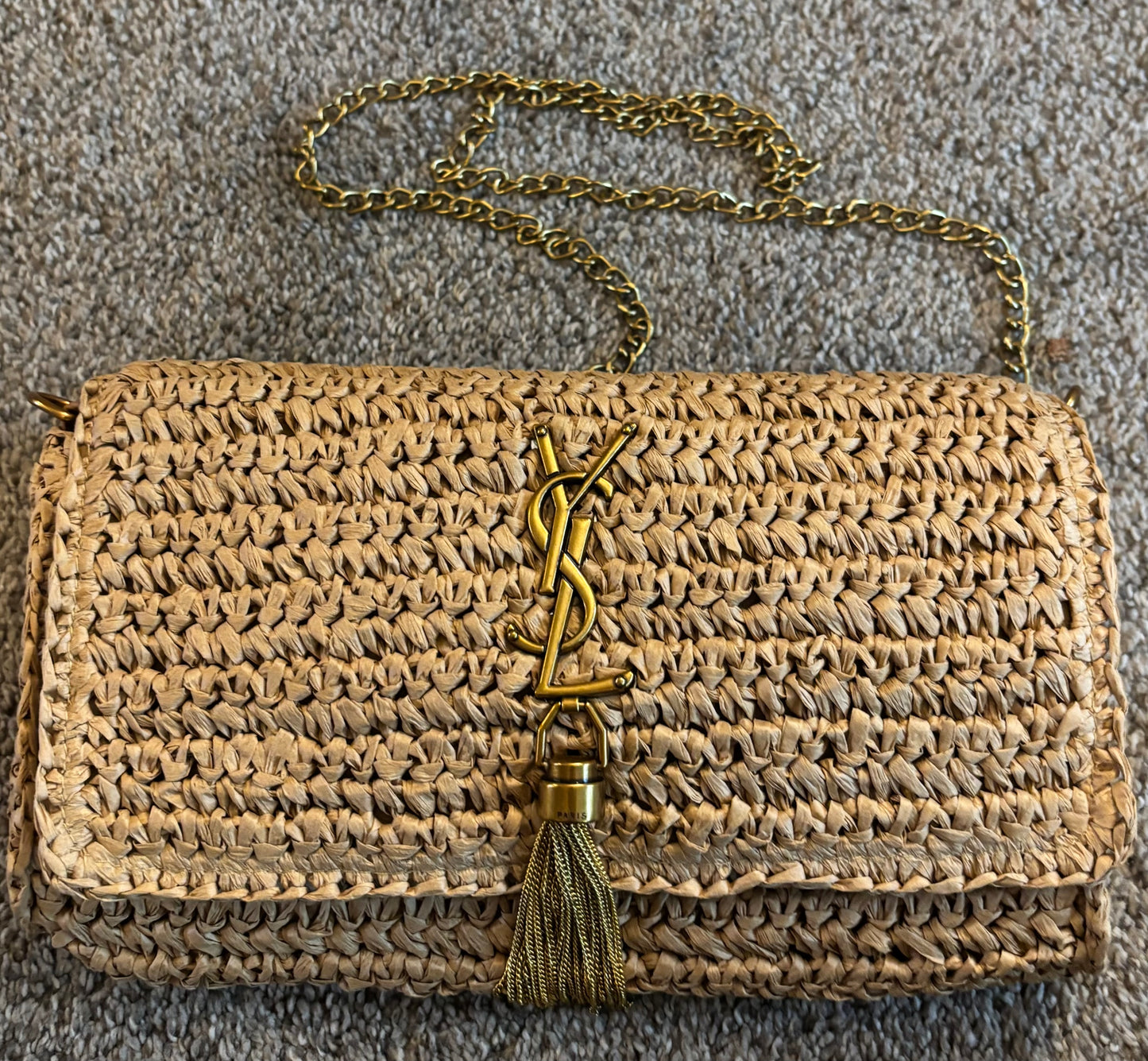 YSL Rattan Clutch/Crossbody 2429