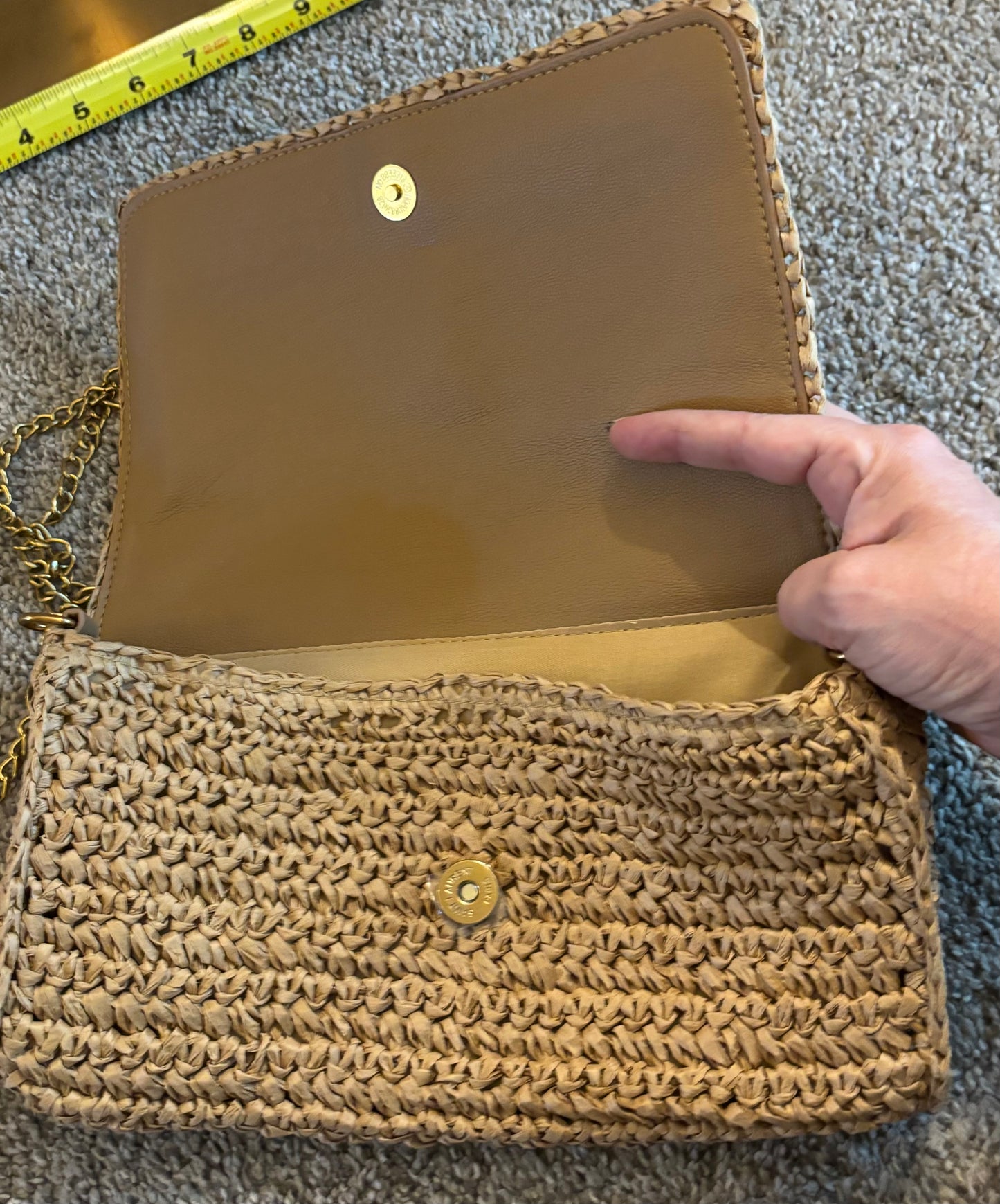 YSL Rattan Clutch/Crossbody 2429