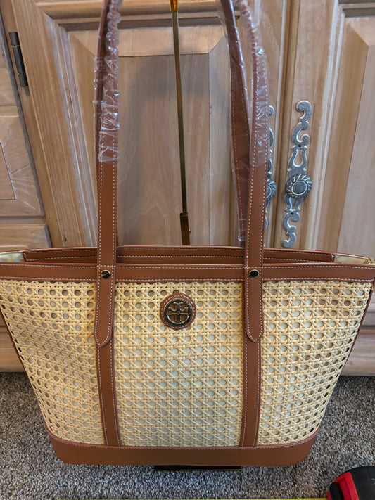 Tory Burch Tan/Brown Tote Bag Shoulder 2429
