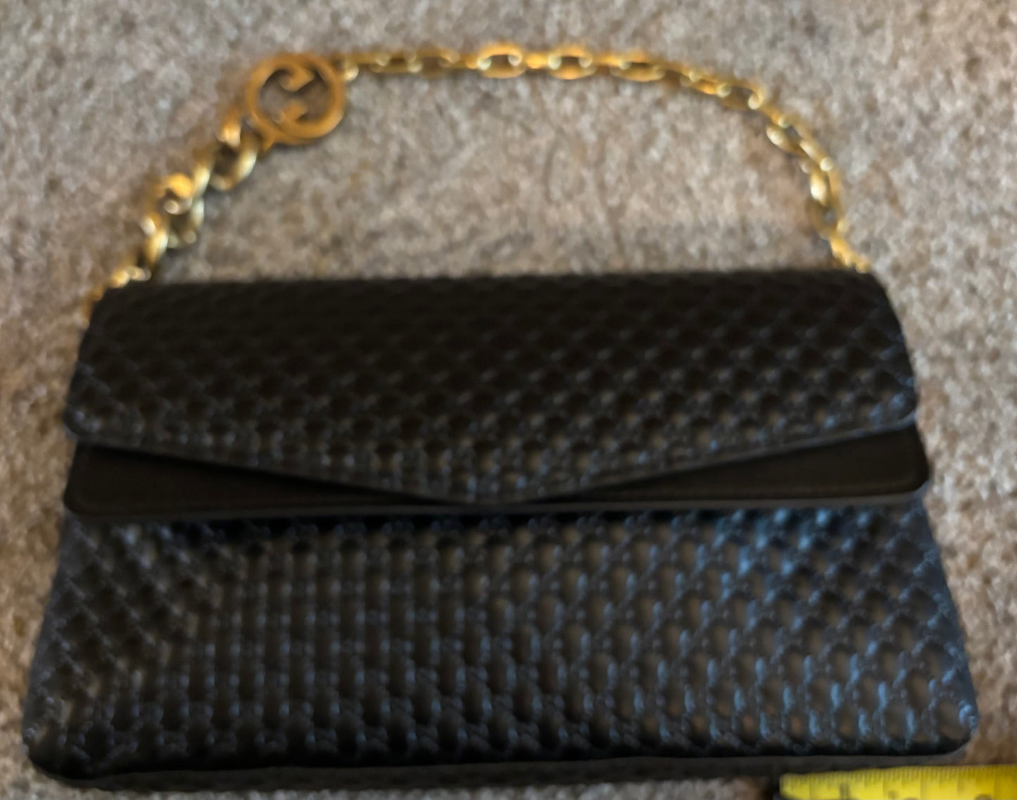 Gucci Black Leather Shoulder Bag/Crossbody 2439 Top Quality