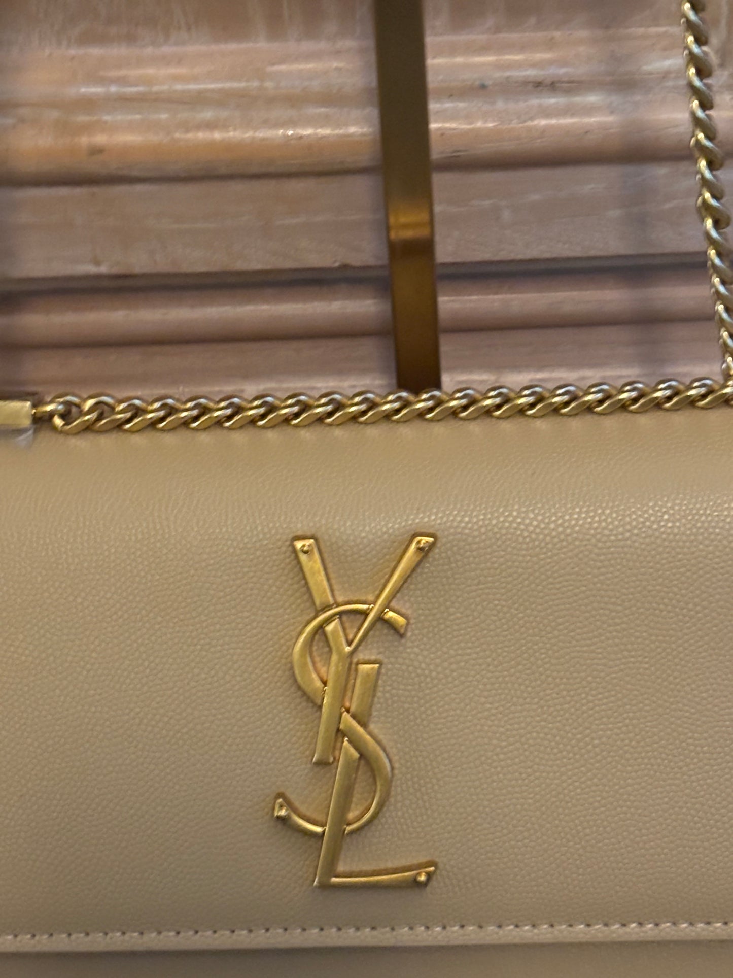 YSL Tan Shoulder/Crossbody