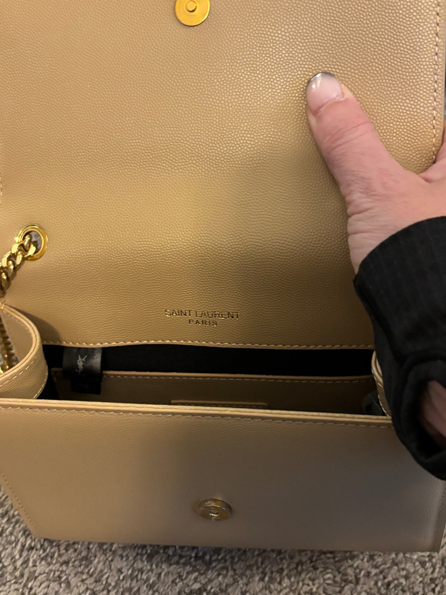 YSL Tan Shoulder/Crossbody