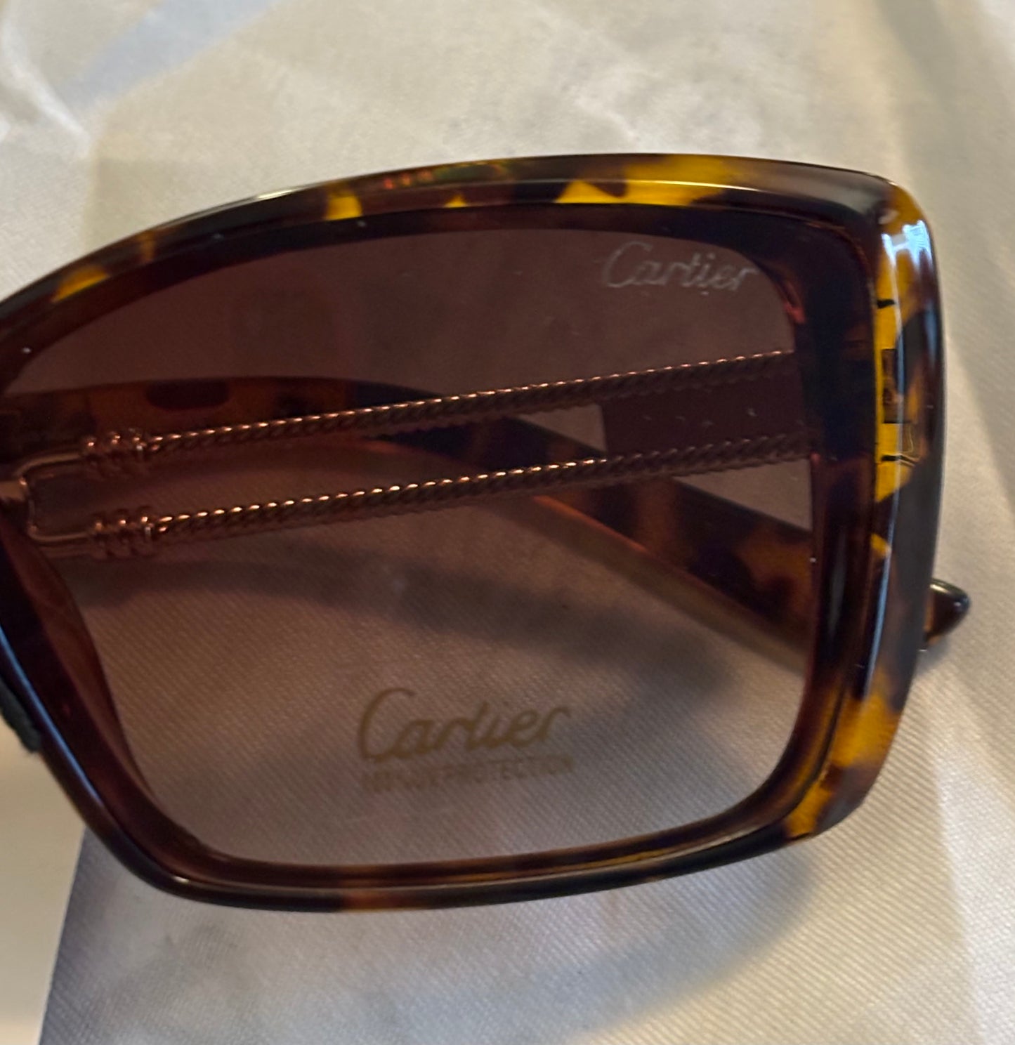 Cartier Tortoise Shell Sunglasses 2448