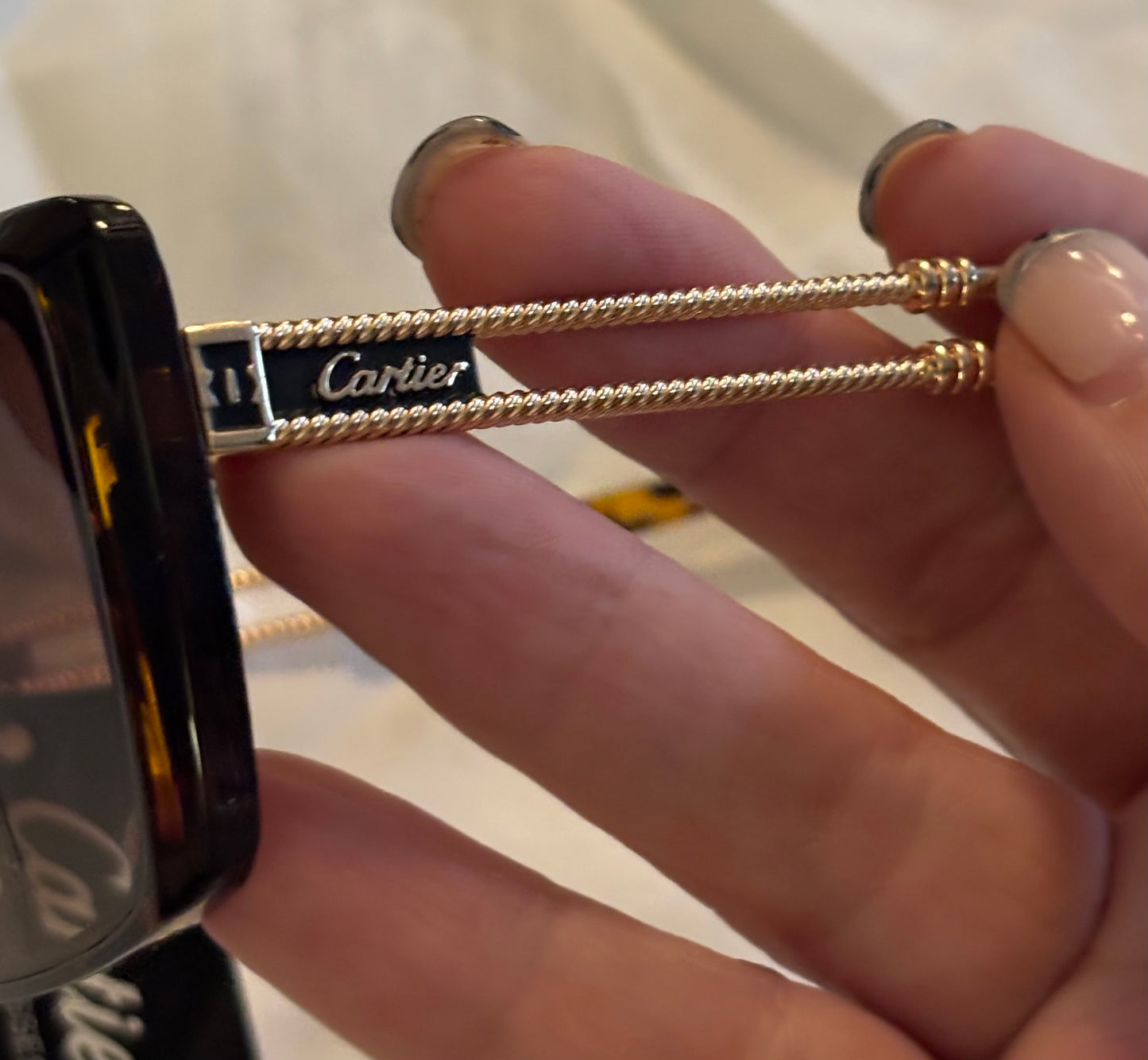 Cartier Tortoise Shell Sunglasses 2448