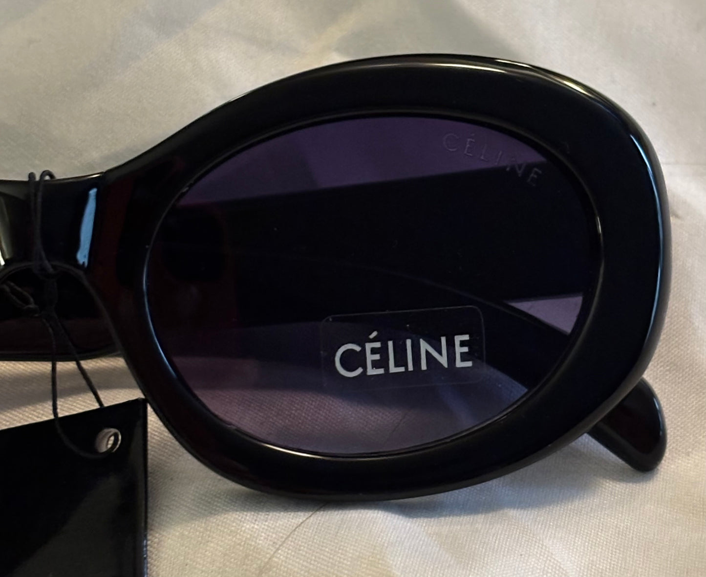 Celine Sunglasses Black Logo 2451