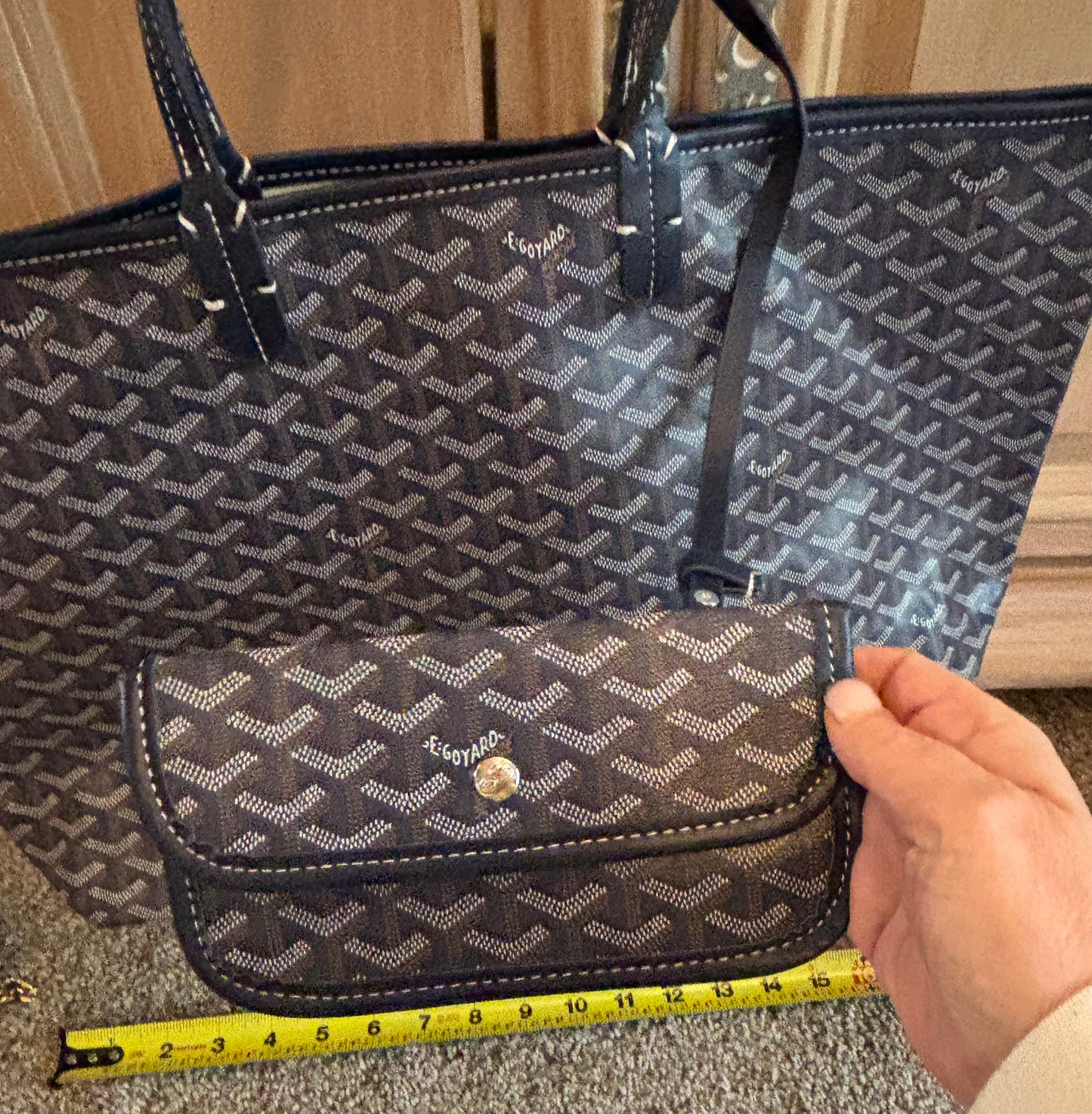 Goyard Blue Large Tote 2444