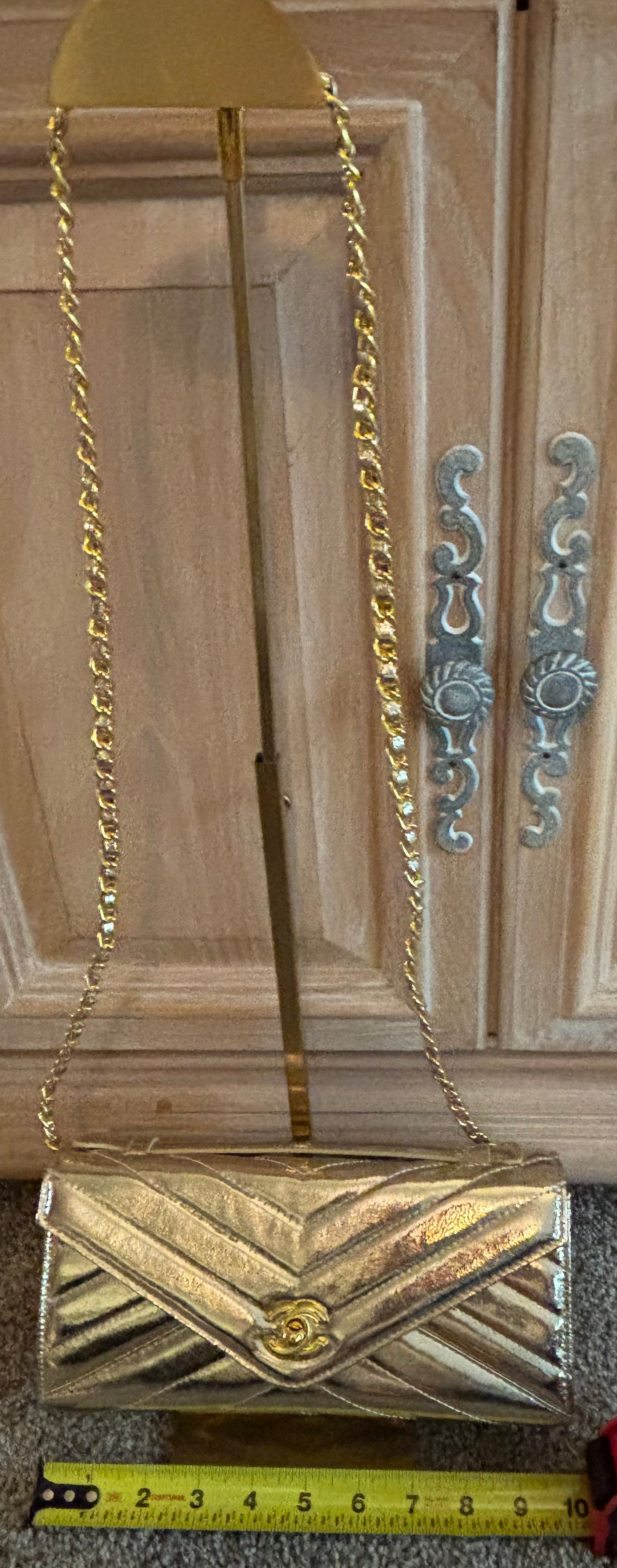 Chanel Gold Clutch/Crossbody 2446