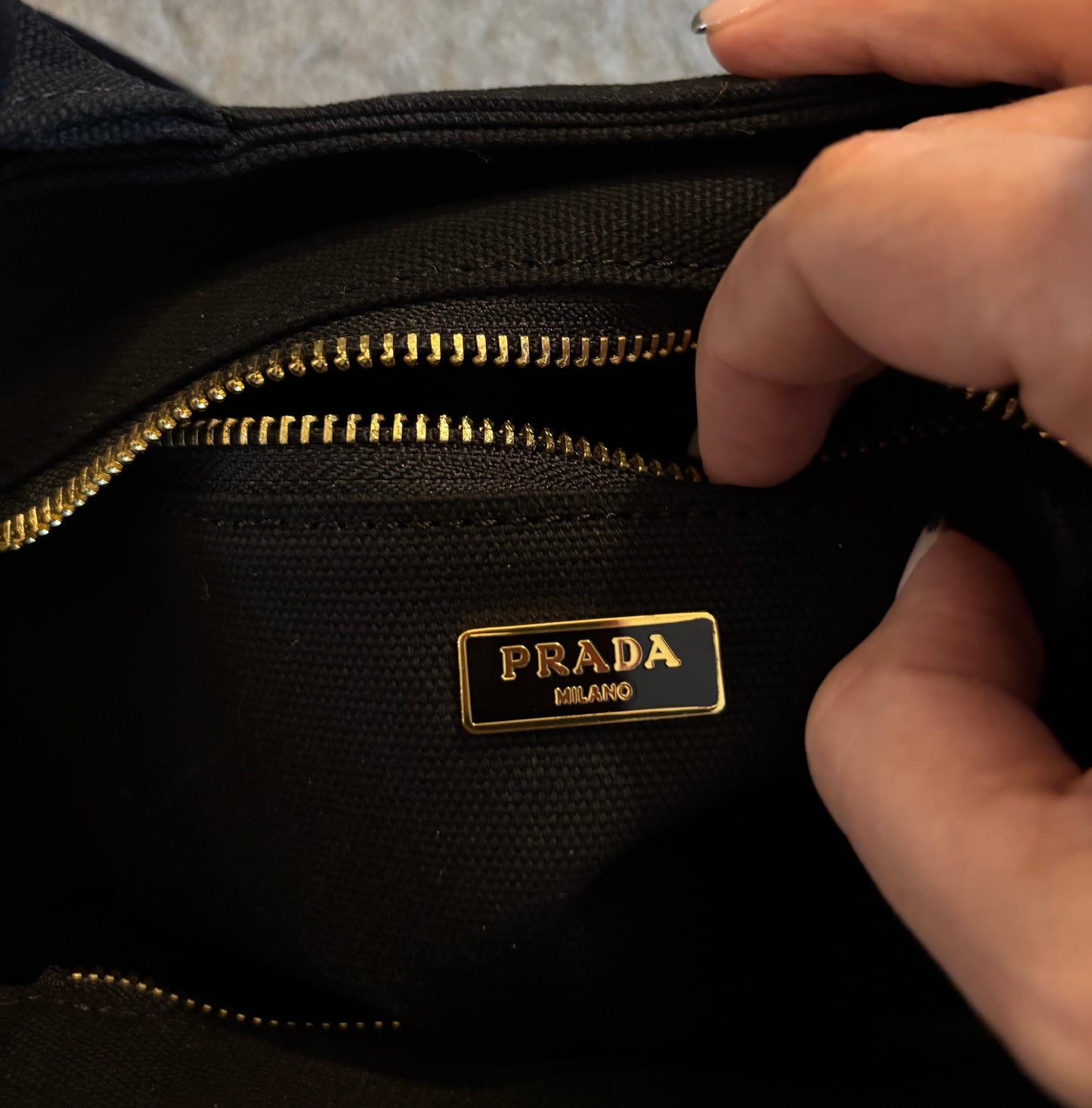 Prada Wicker & Canvas Mini Tote 2455