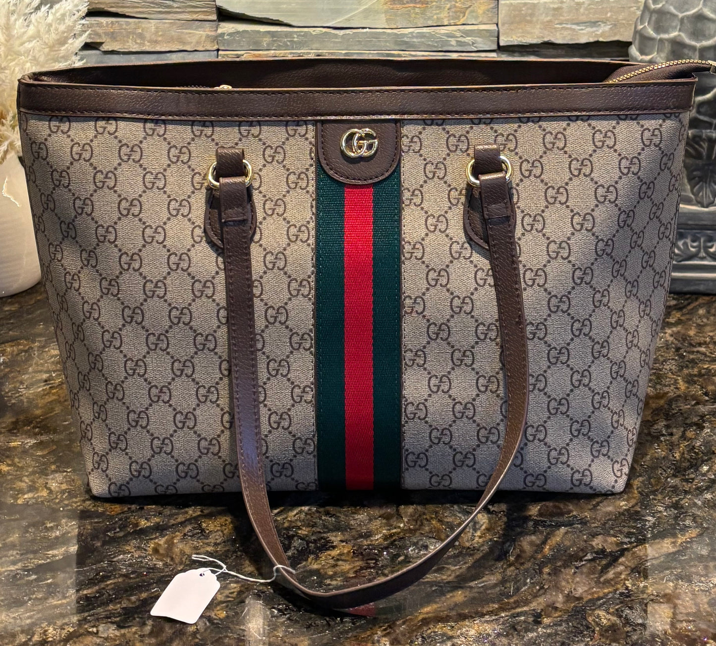 Large Gucci Monogram tote