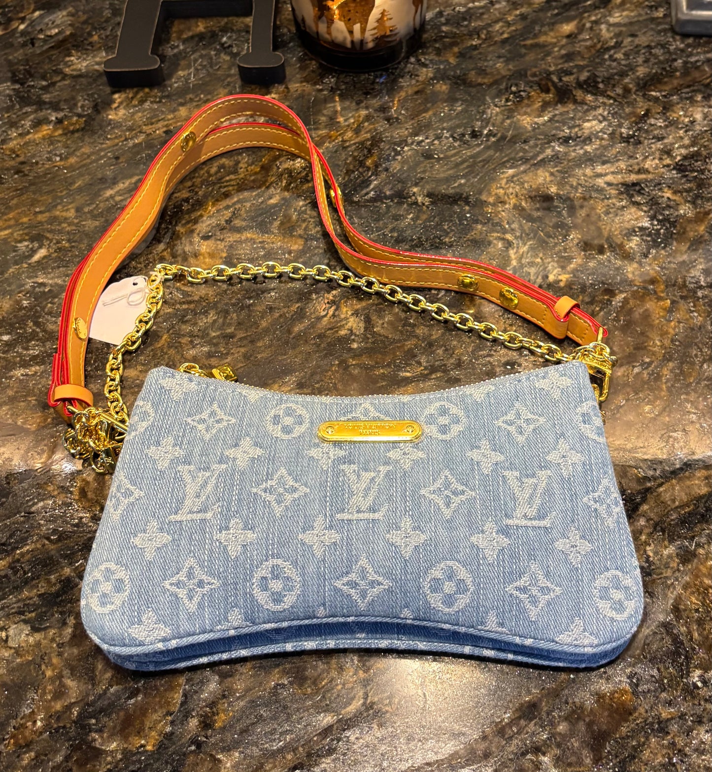 LV Small denim crossbody Small