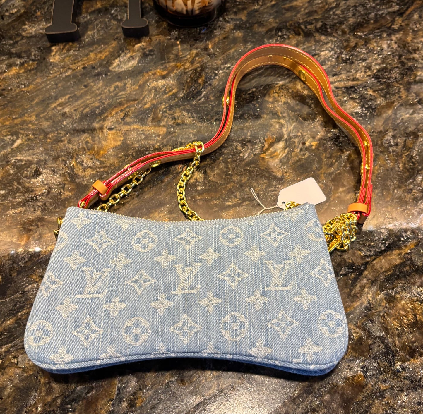 LV Small denim crossbody Small