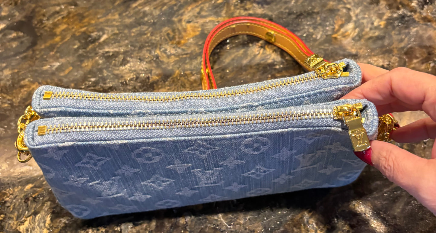LV Small denim crossbody Small