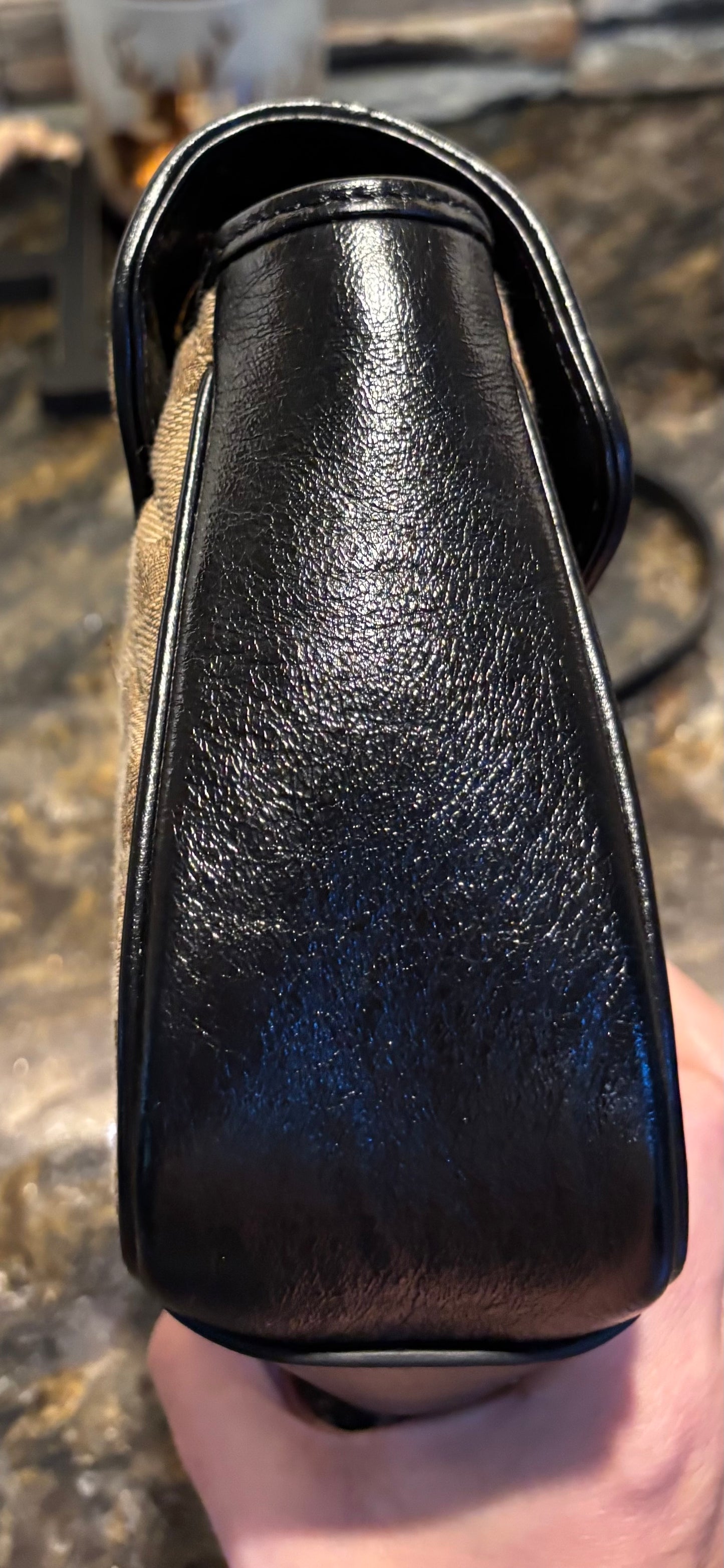 GG brown Monogram flap regular or crossbody