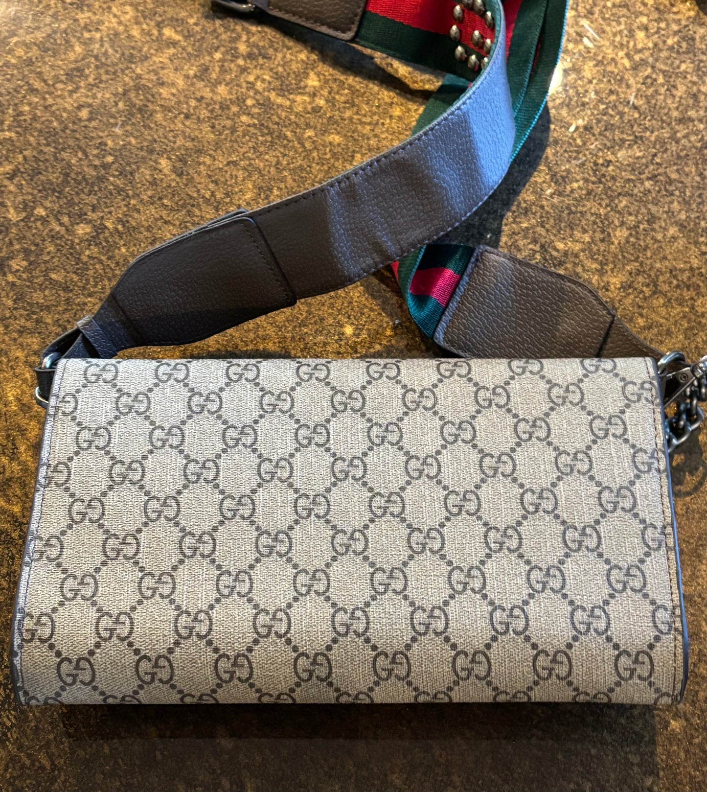 Gucci Brown Mono Regular and Crossbody