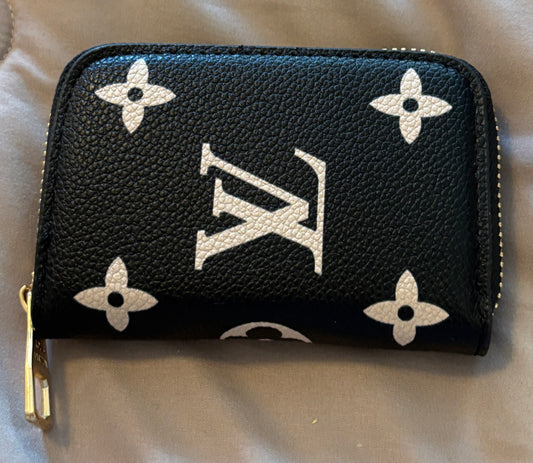 LV Card Holder Zippered Wallet