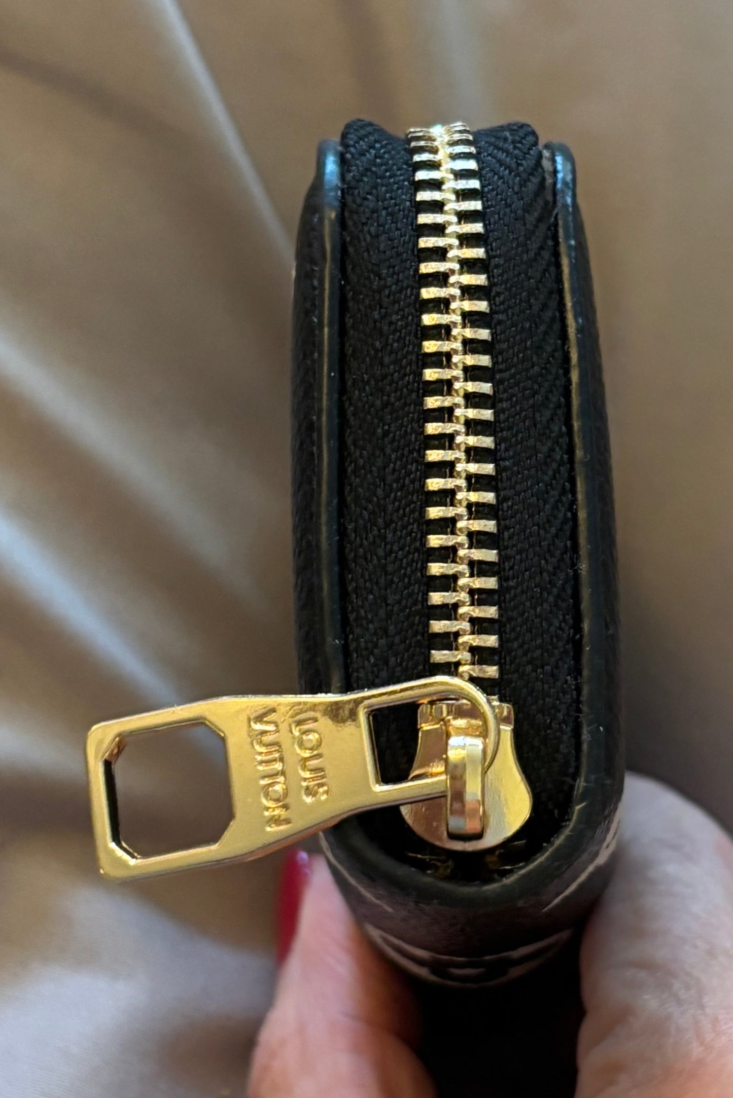 LV Card Holder Zippered Wallet