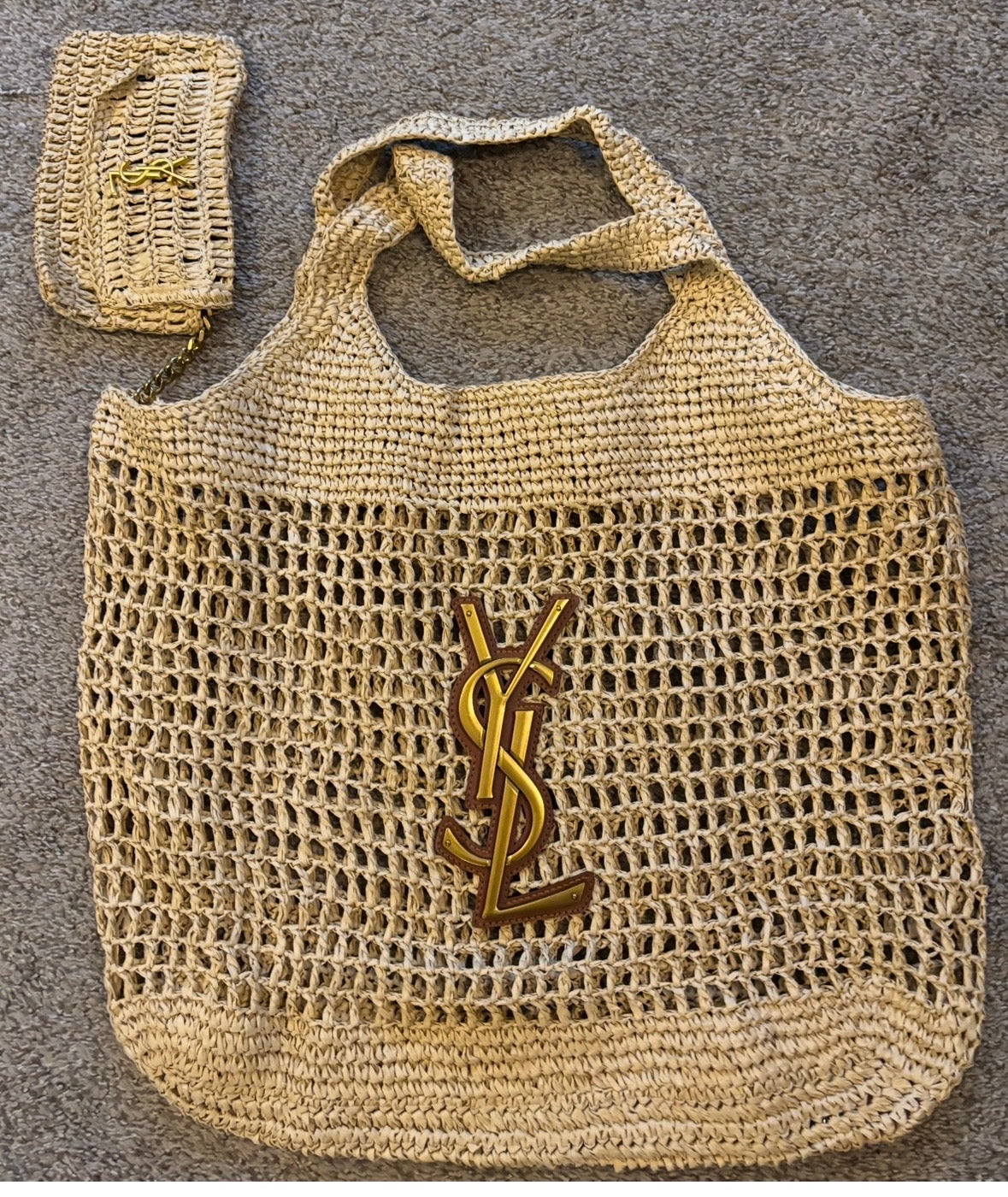 YSL Stunning Beach Bag with Small Pouch 2476