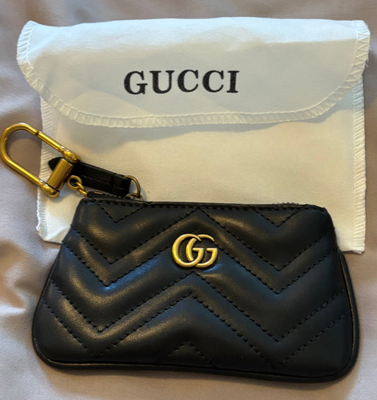 Gucci Zippered Key Pouch Black