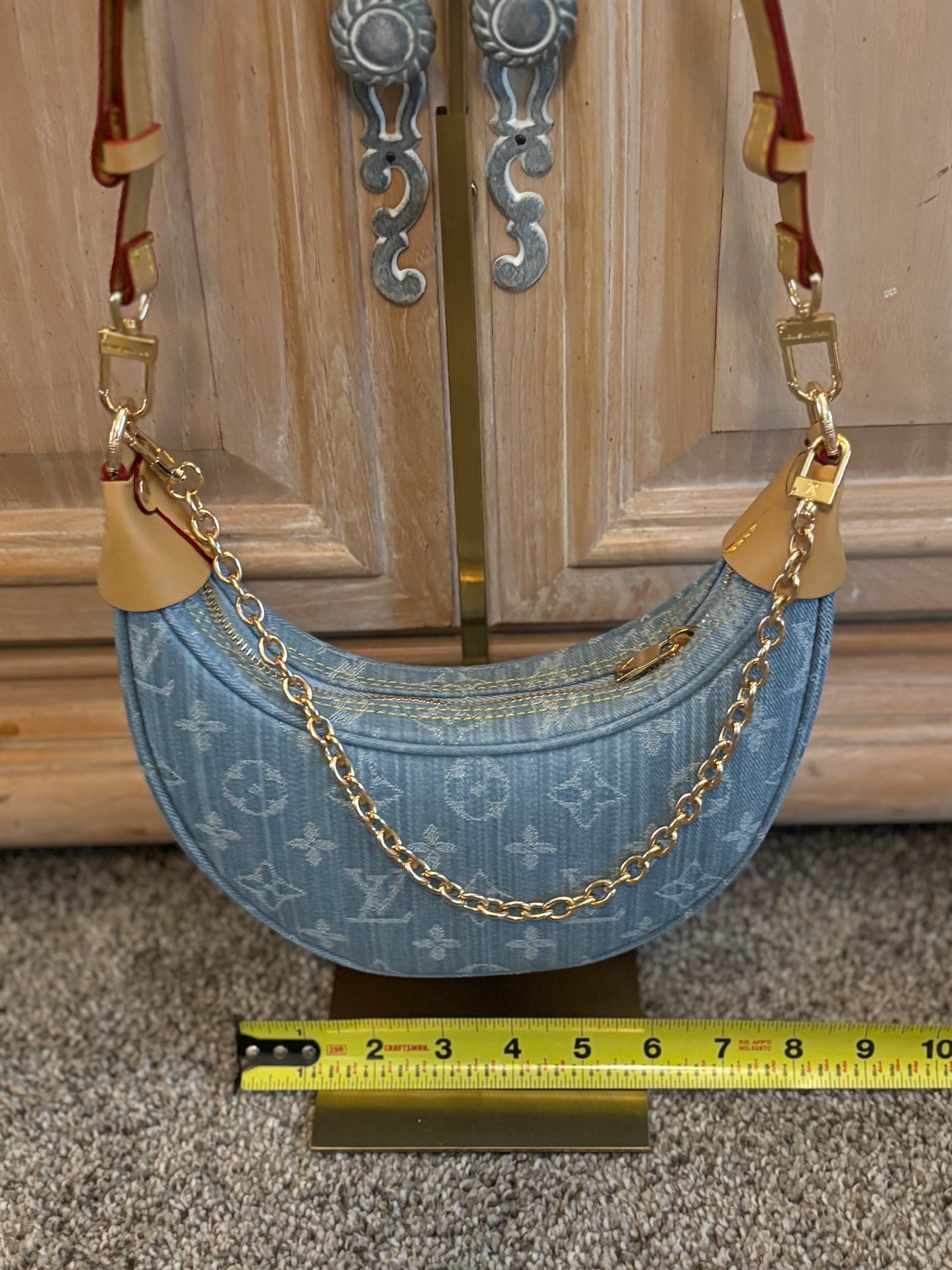 LV Small Denim Shoulder Bag/Crossbody 2468