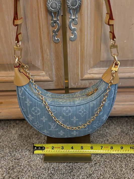 LV Small Denim Shoulder Bag/Crossbody 2468