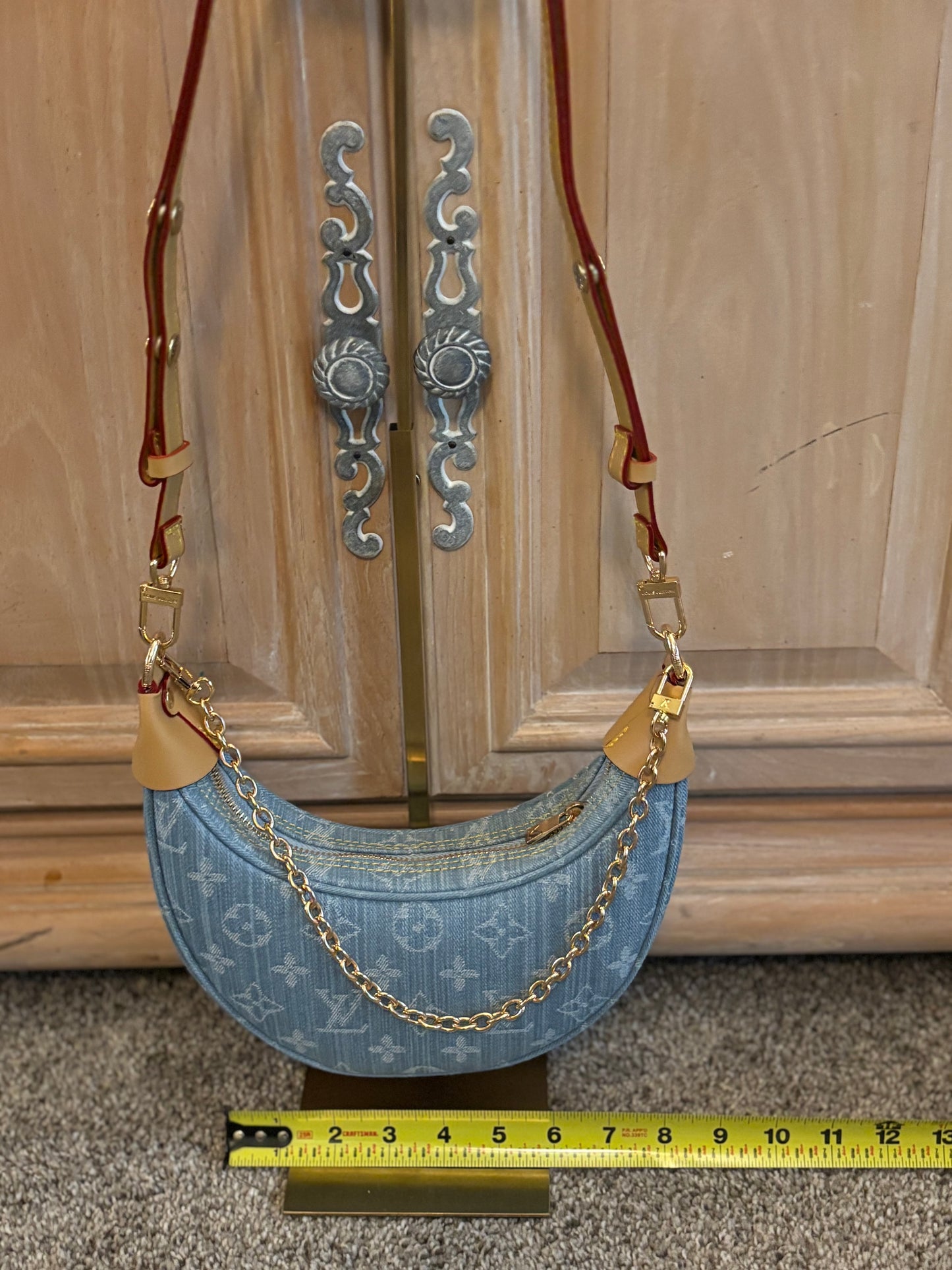 LV Small Denim Shoulder Bag/Crossbody 2468