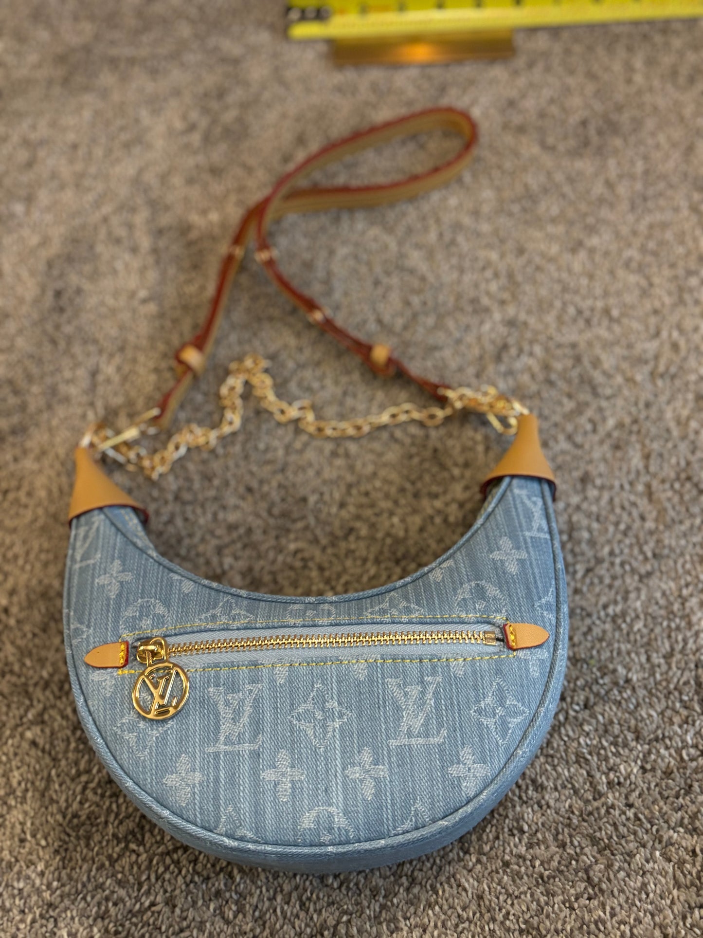 LV Small Denim Shoulder Bag/Crossbody 2468