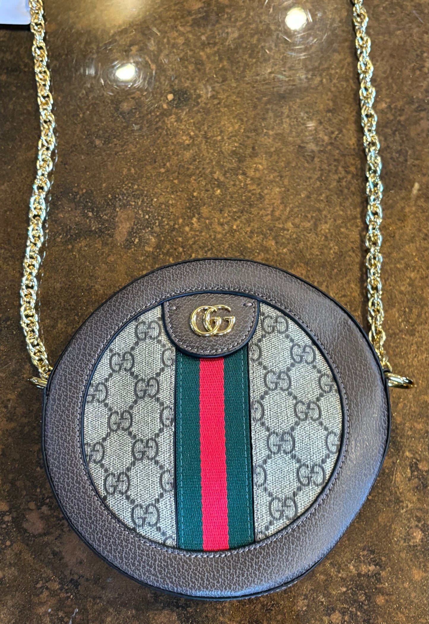 Gucci Monogram round Crossbody