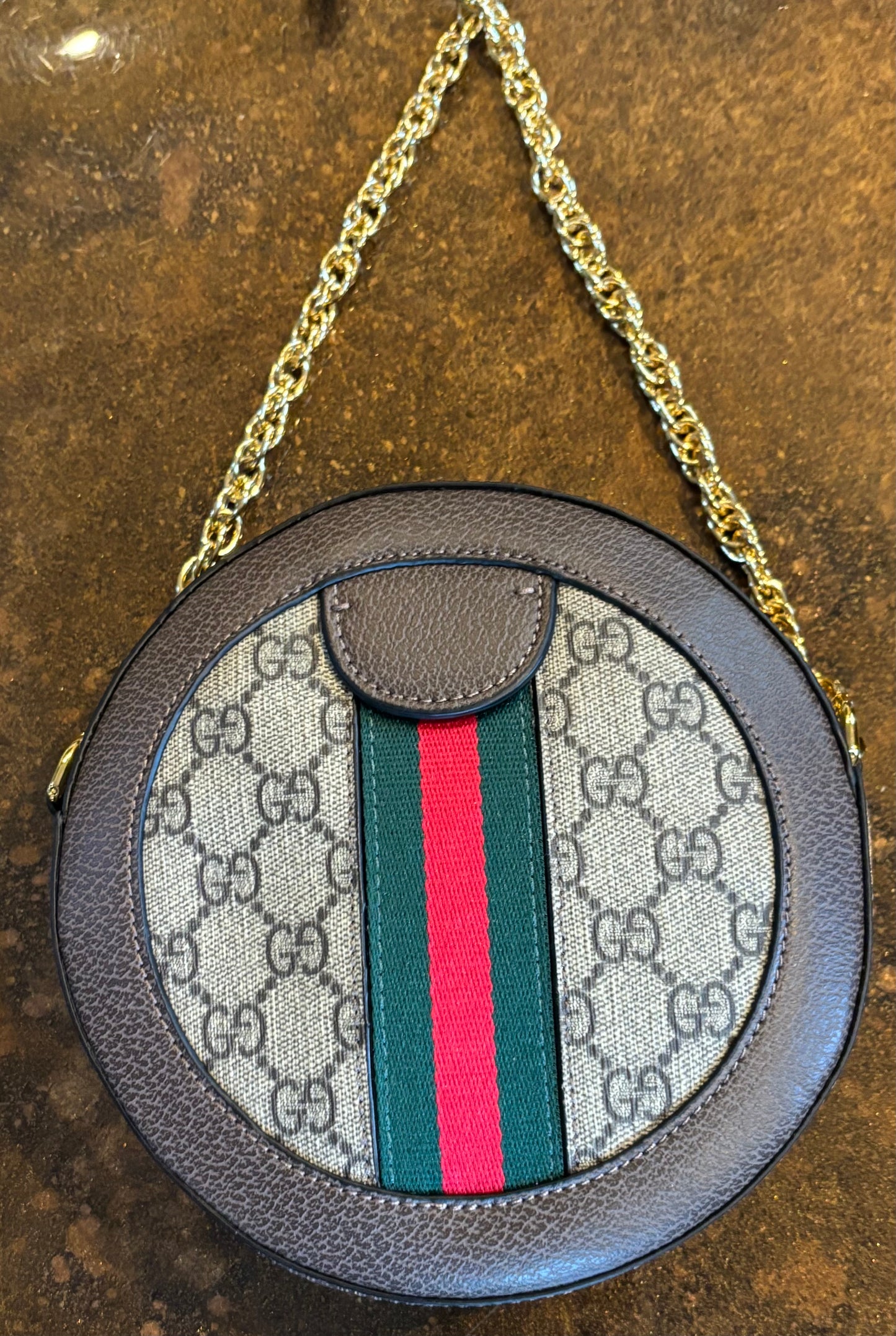 Gucci Monogram round Crossbody